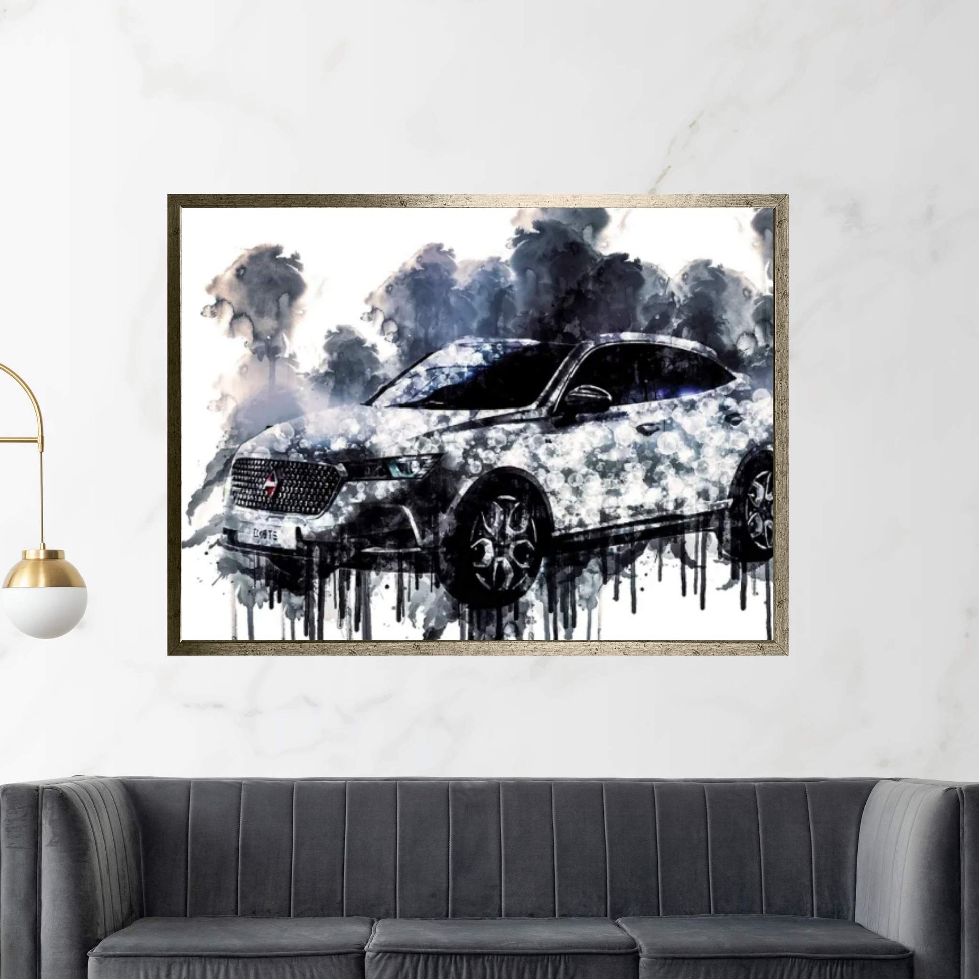 2017 Borgward BX6 TS Geneva Autoshow Canvas Wall Art - Y Canvas