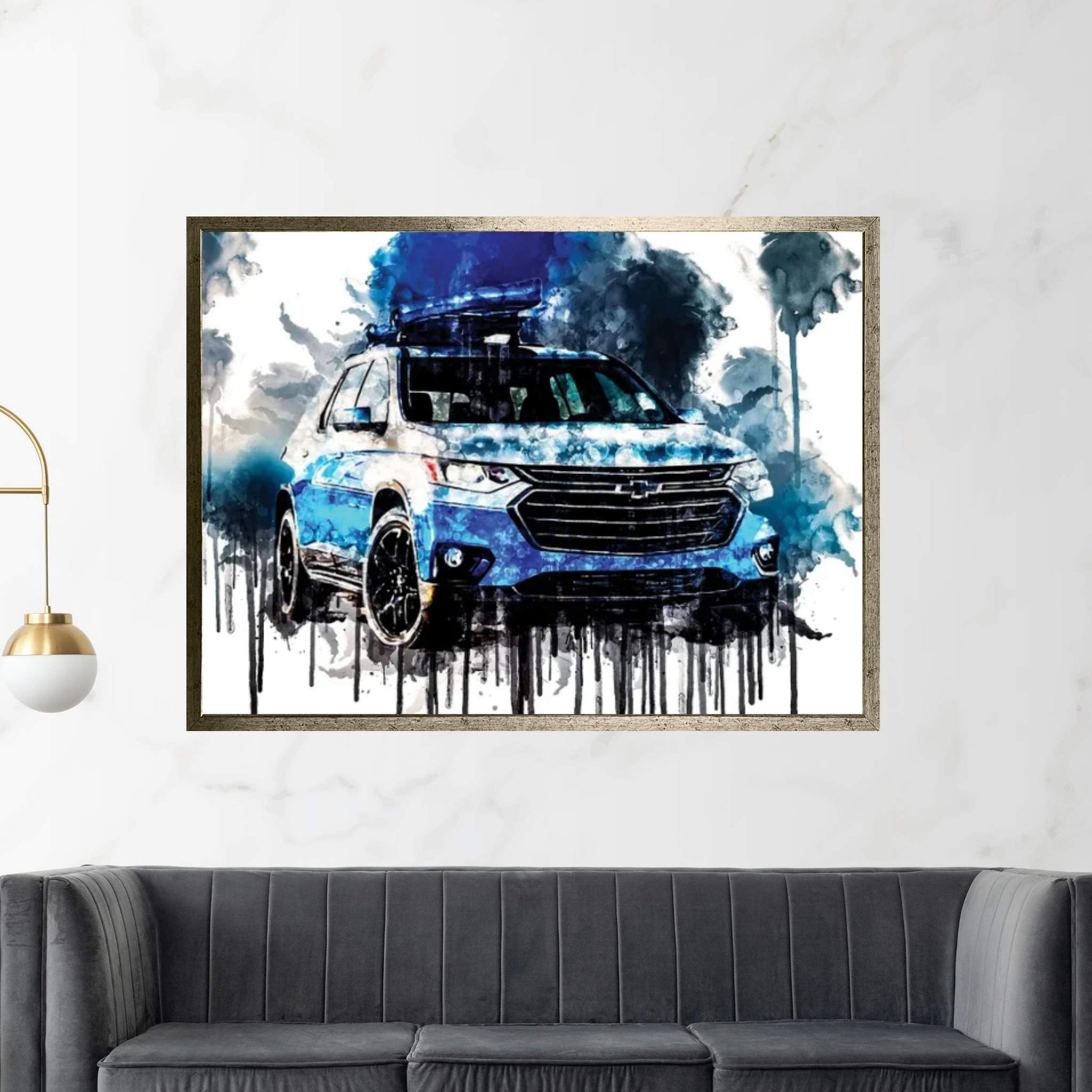 2017 Chevrolet Traverse SUP Concept Canvas Wall Art - Y Canvas