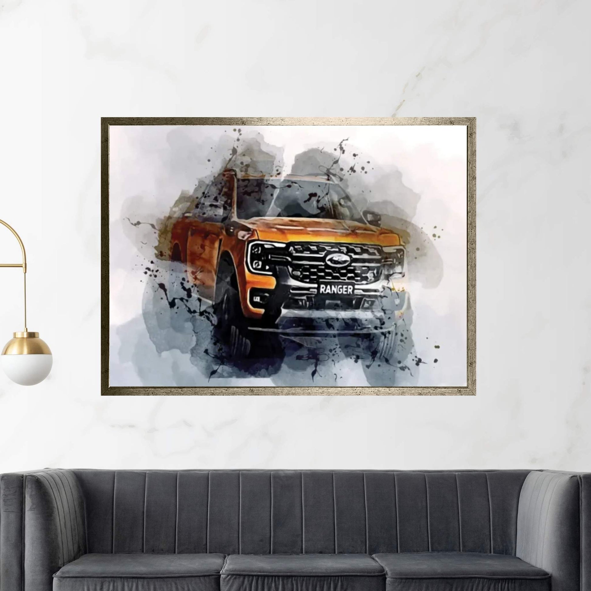 2023 Ford Ranger Wildtrak Exterior Canvas Wall Art - Y Canvas