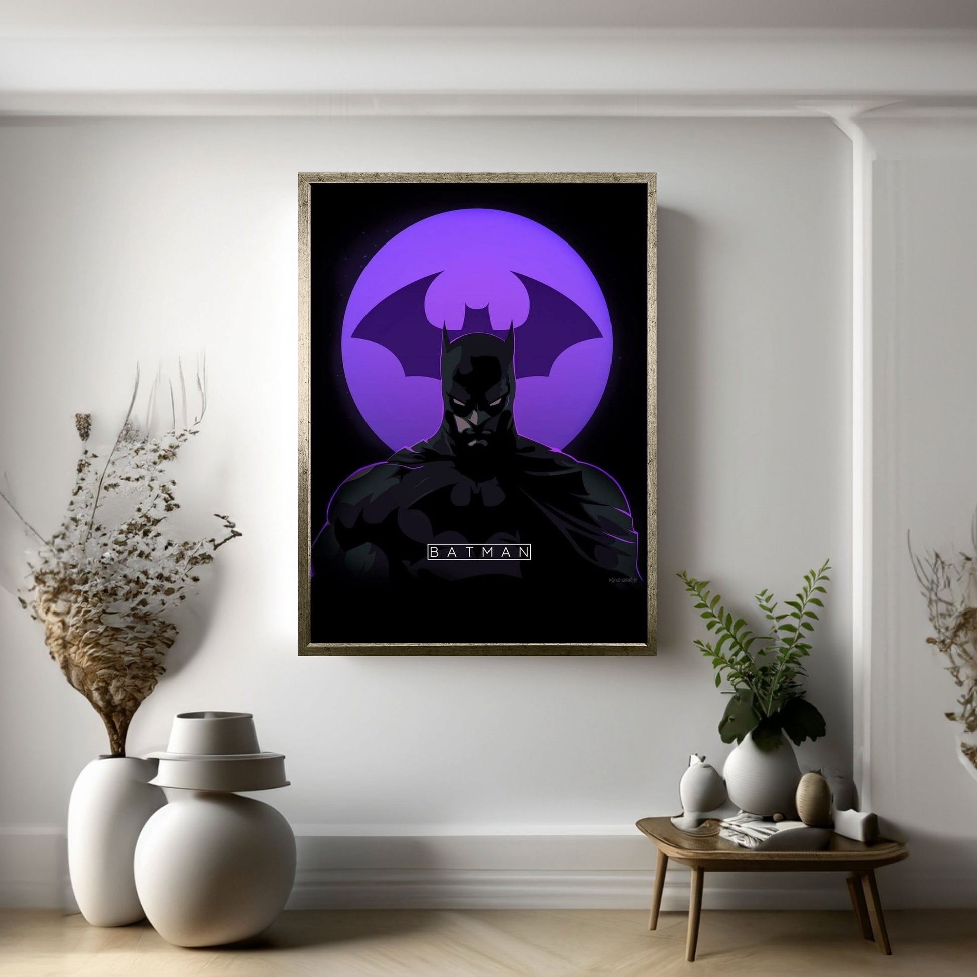 Batman Canvas Wall Art - Y Canvas