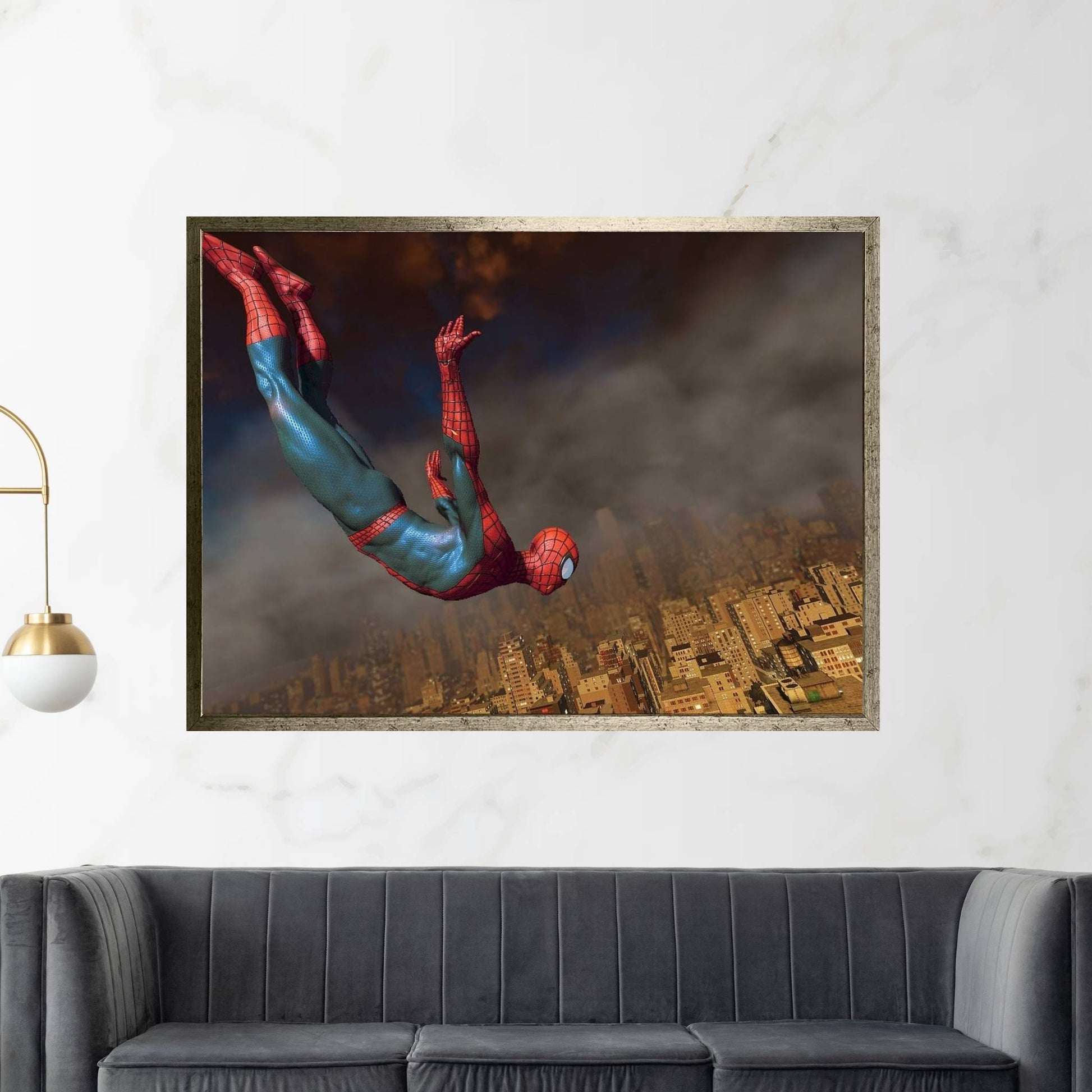 Spiderman Canvas Wall Art - Y Canvas