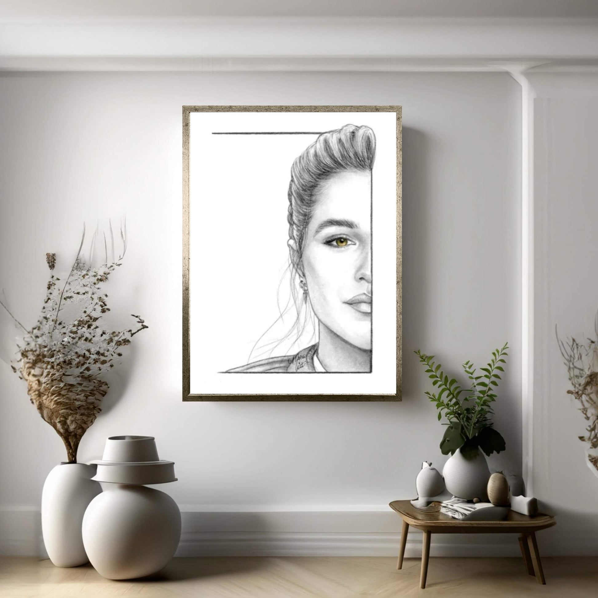 Yelena Canvas Wall Art - Y Canvas