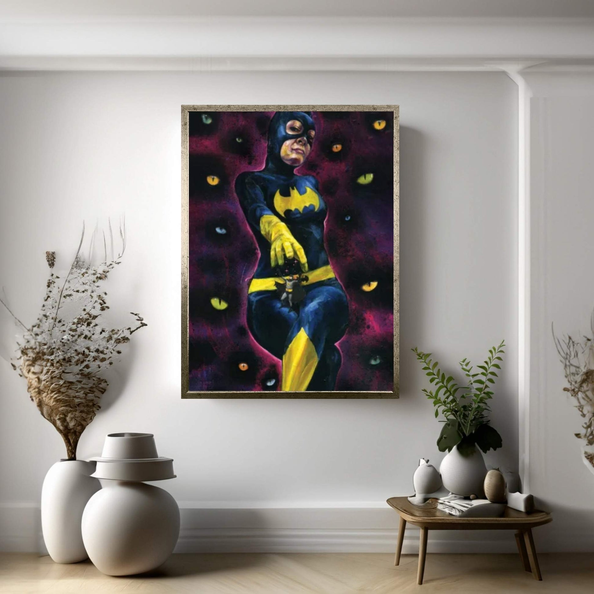 Bat Nip Canvas Wall Art - Y Canvas