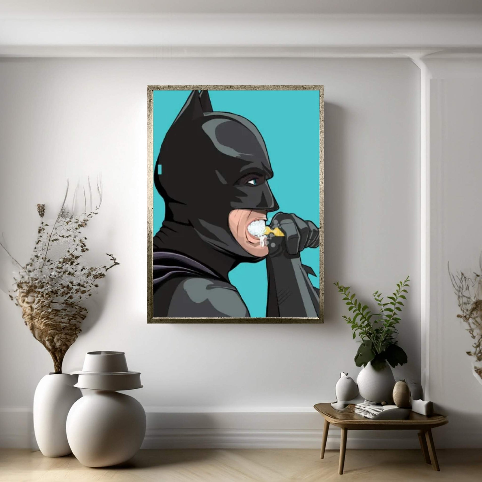 Bat Teeth Canvas Wall Art - Y Canvas