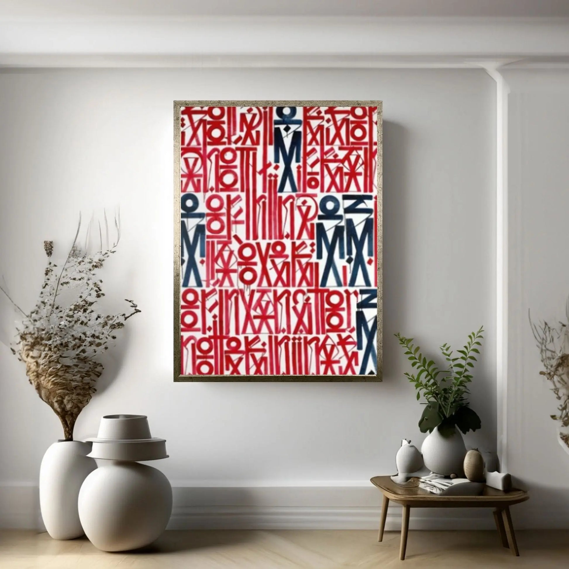 Abstract Retna Wall Art Graffiti American Black & White Reproduction Painting Wall Art - Y Canvas