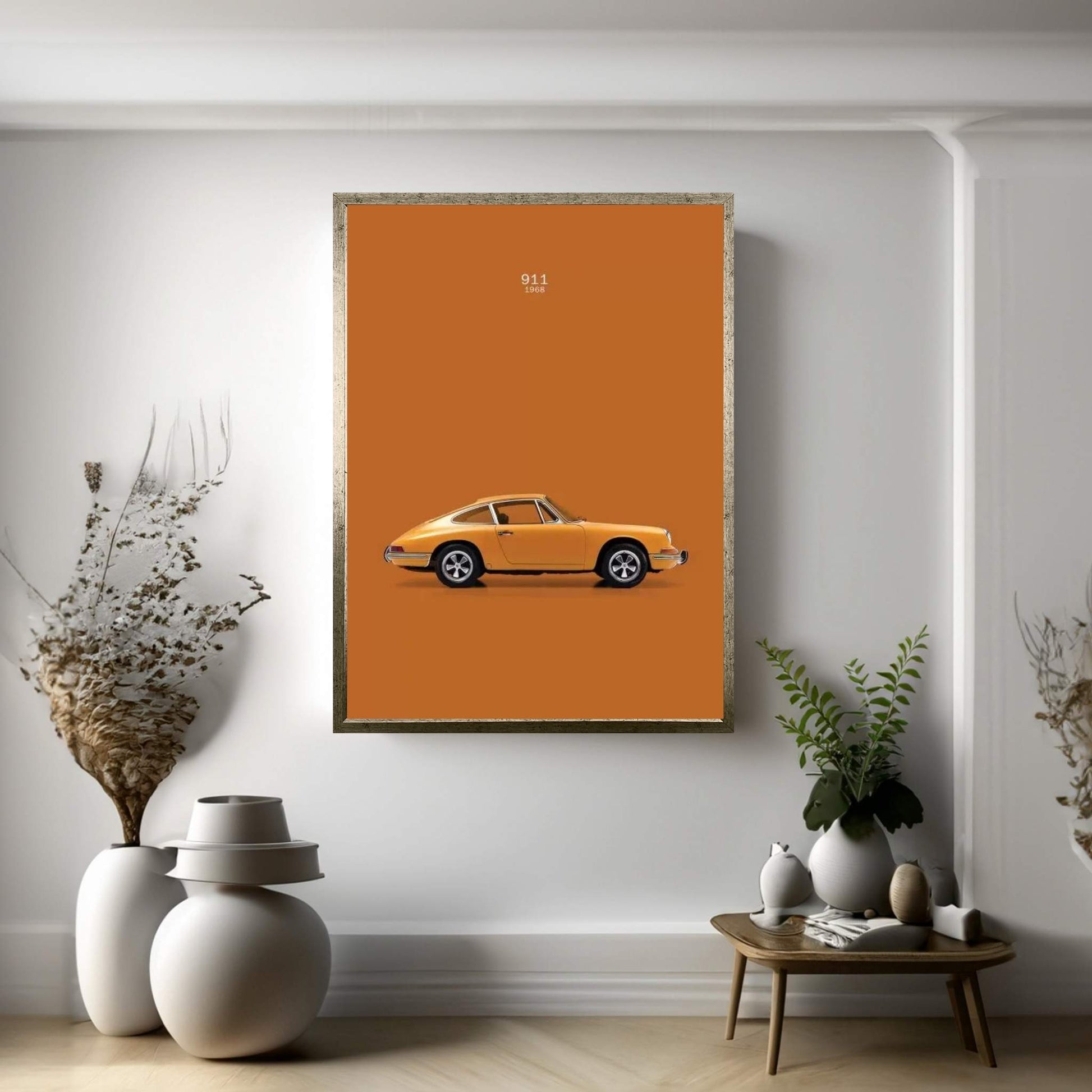 1968 Porsche 911 Canvas Wall Art - Y Canvas