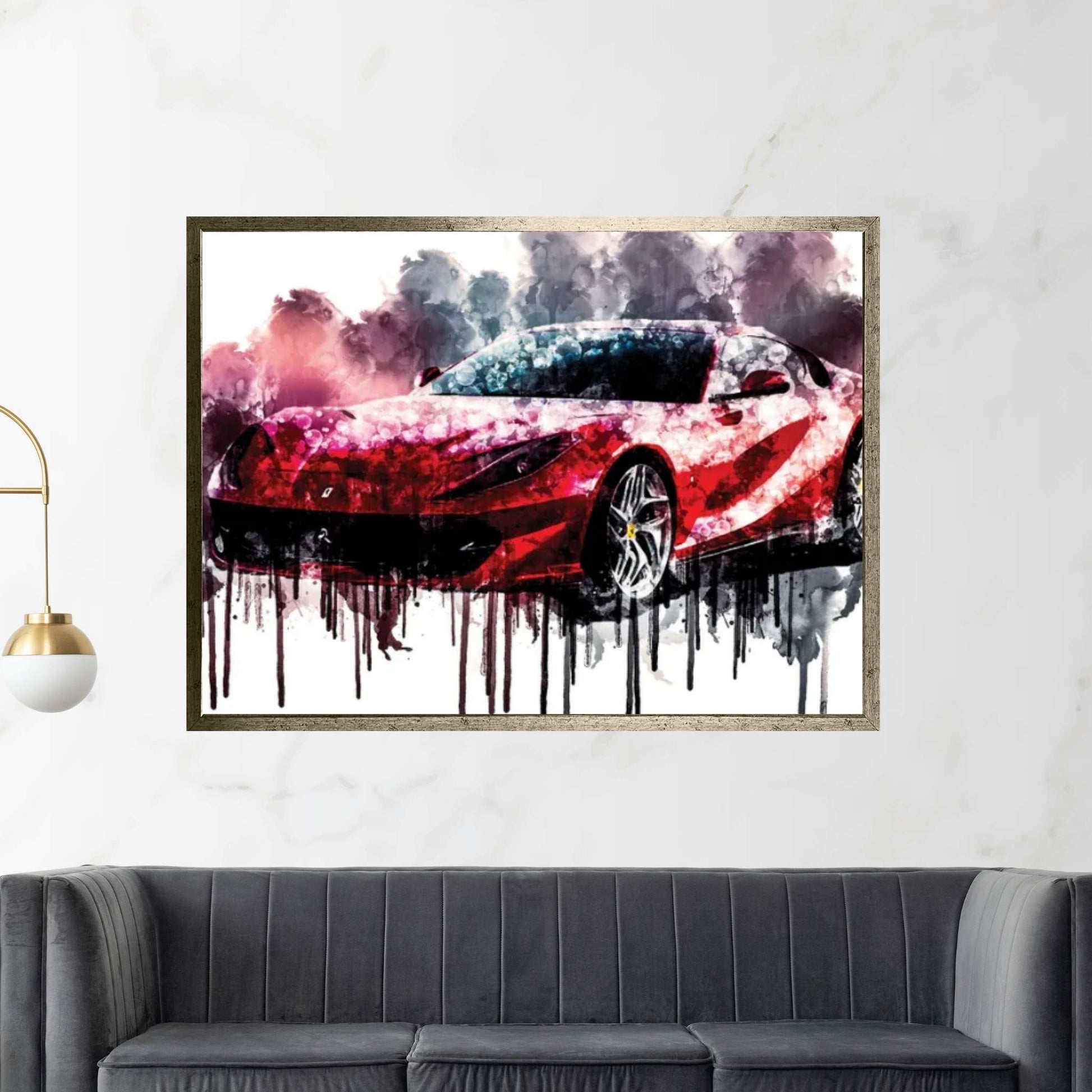 2017 Ferrari 812 Superfast Canvas Wall Art - Y Canvas