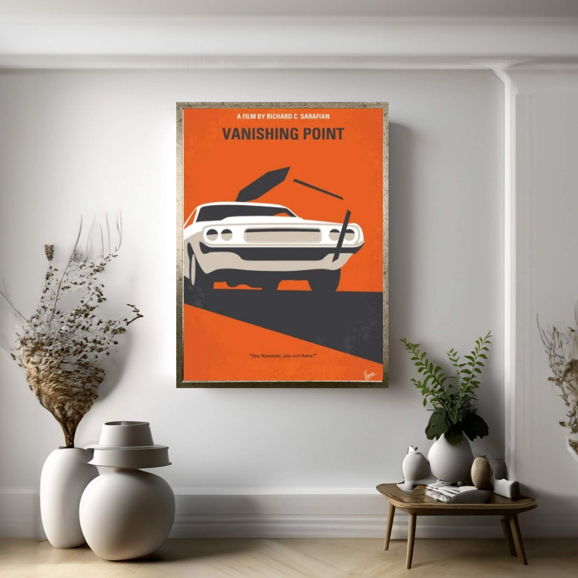 Vanishing Point Poster Canvas Wall Art - Y Canvas