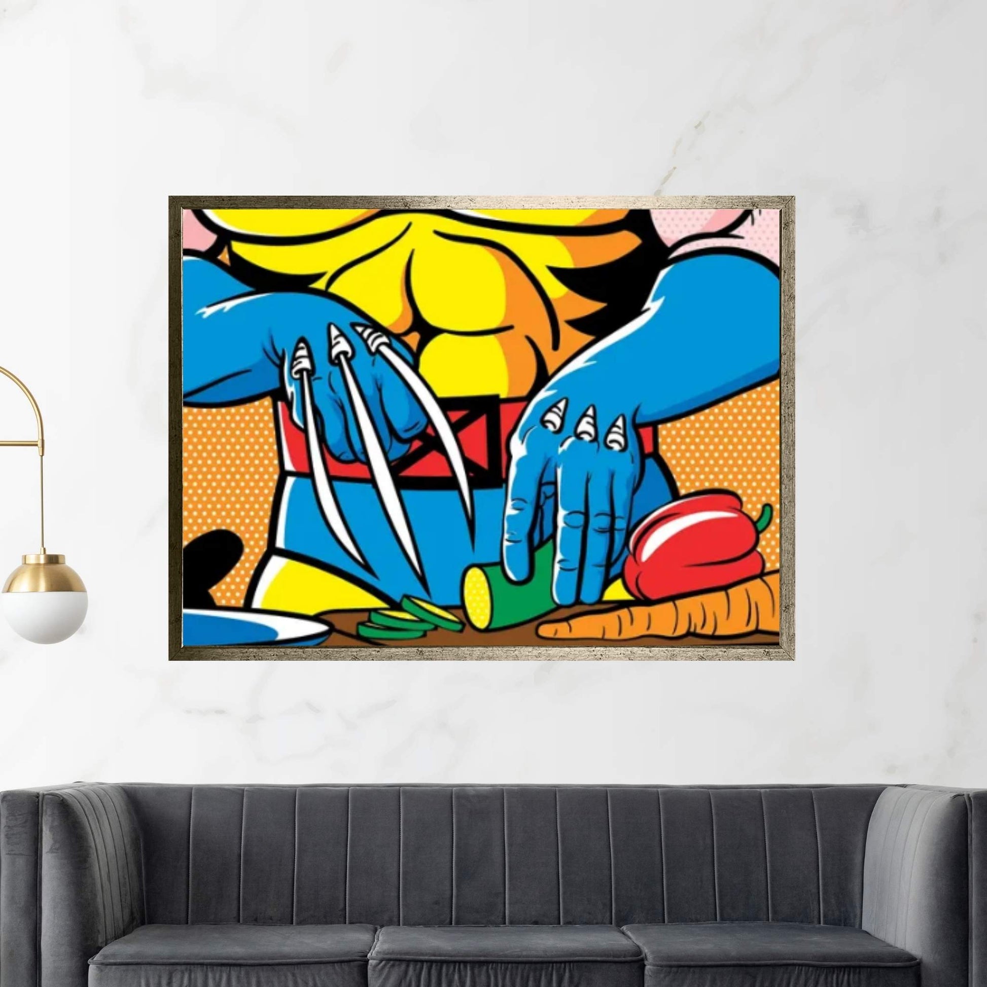 Berserker Salad Canvas Wall Art - Y Canvas