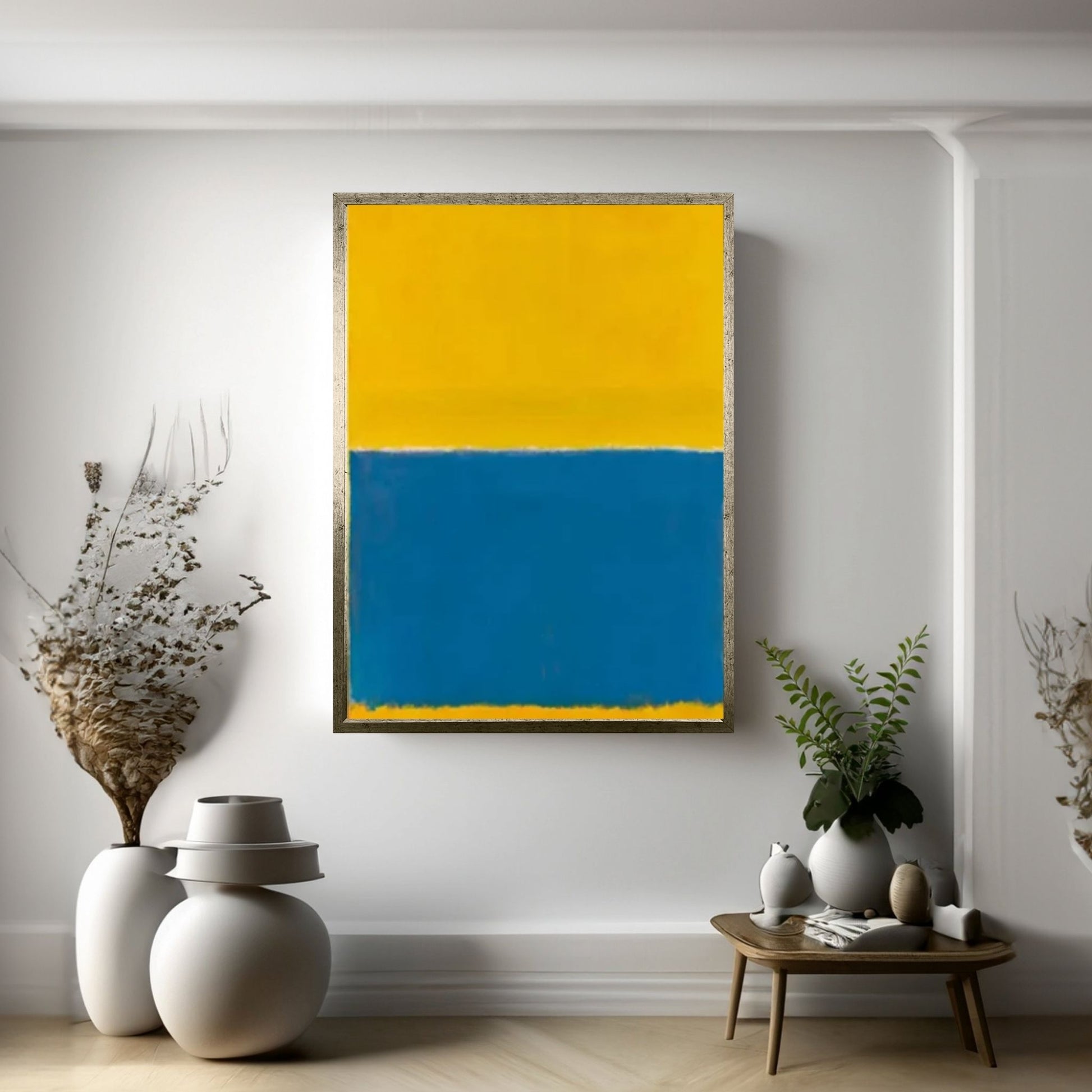 Mark Rothko Frame Canvas/Poster Art Reproduction, Rothko Reproduction, Modern Art Expressionism Painting - Y Canvas