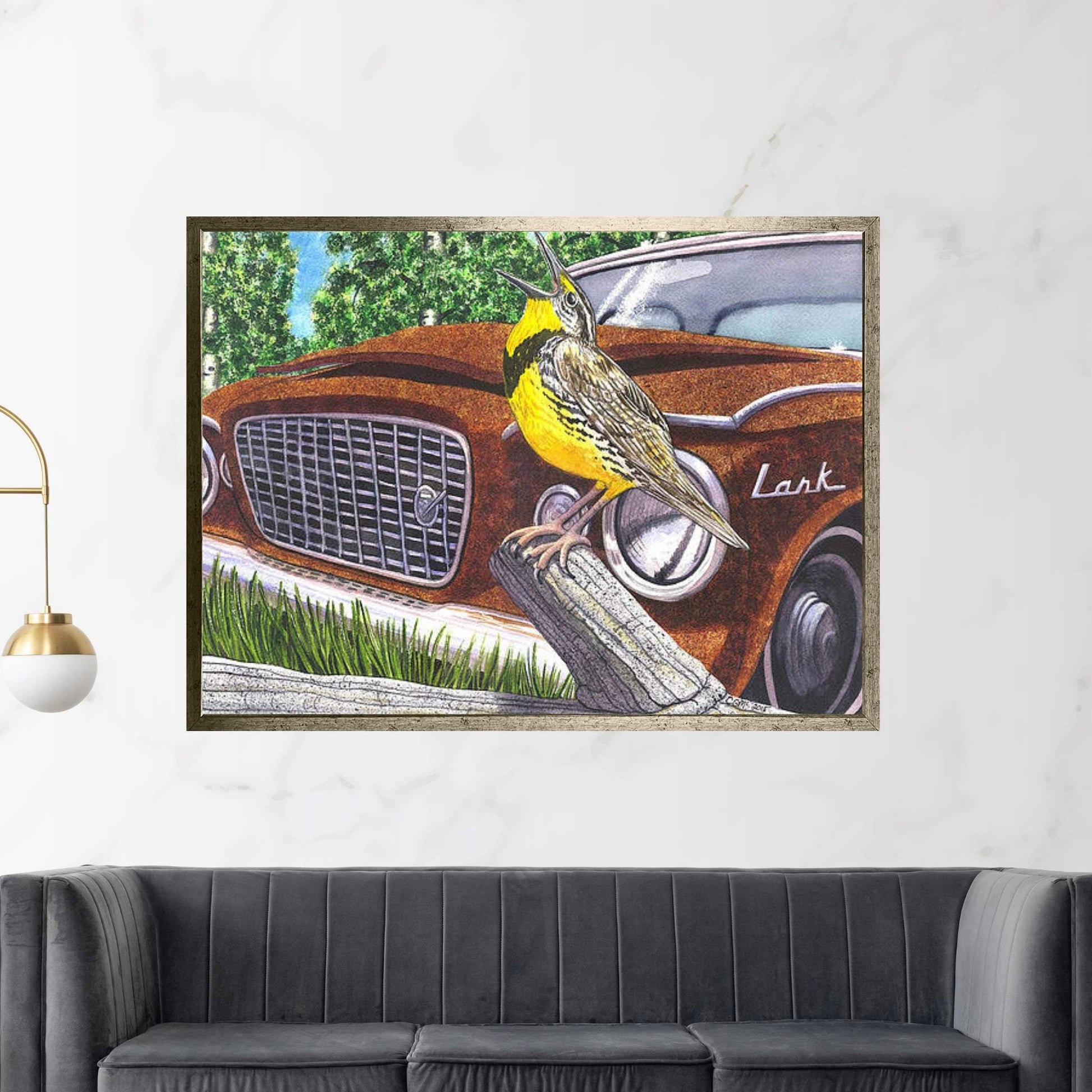 The Meadowlarks Canvas Wall Art - Y Canvas