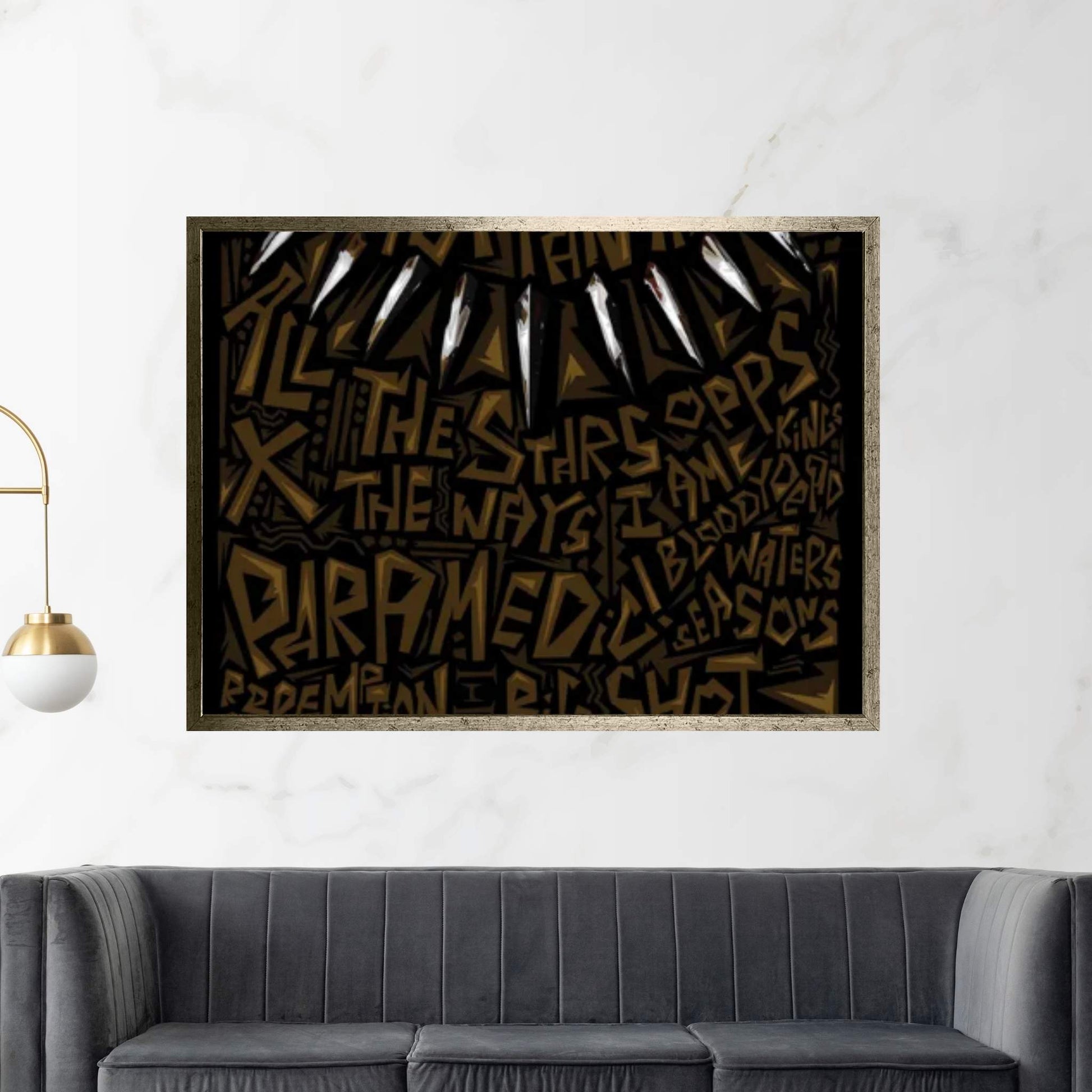 Black Panther Canvas Wall Art - Y Canvas