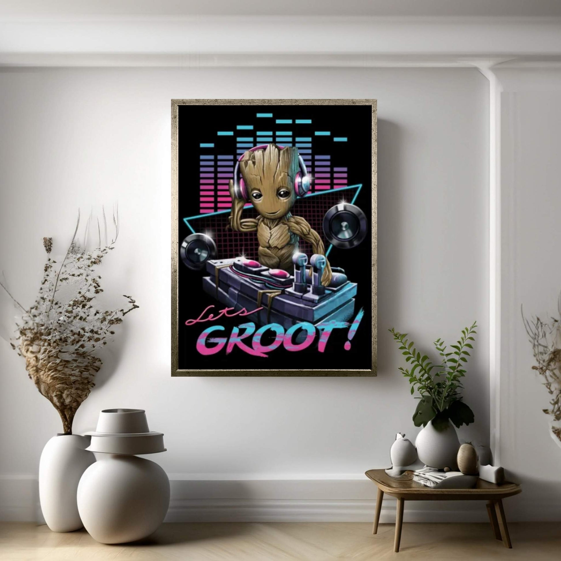 DJ Groot Canvas Wall Art - Y Canvas