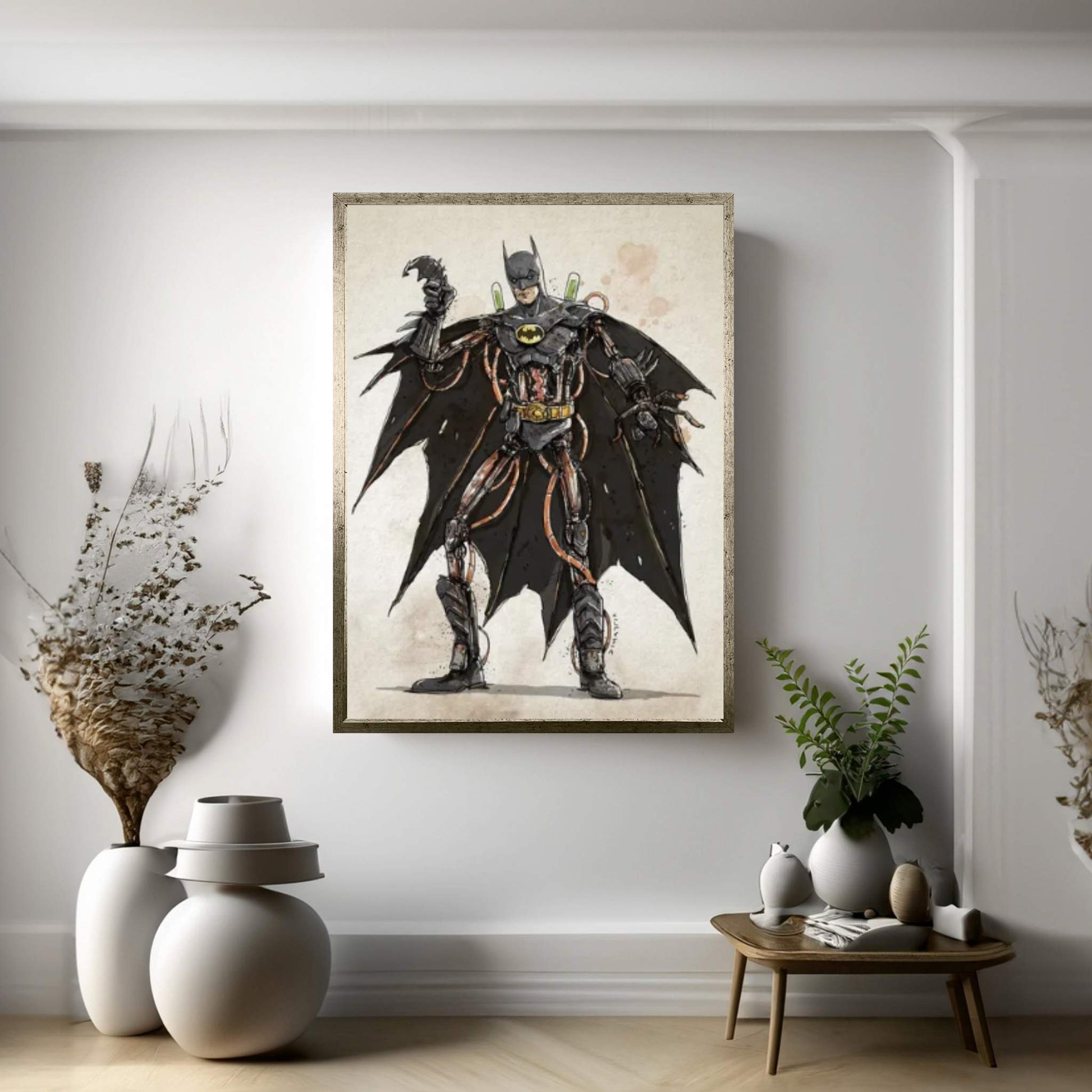 Rusty Batman '89 Canvas Wall Art - Y Canvas