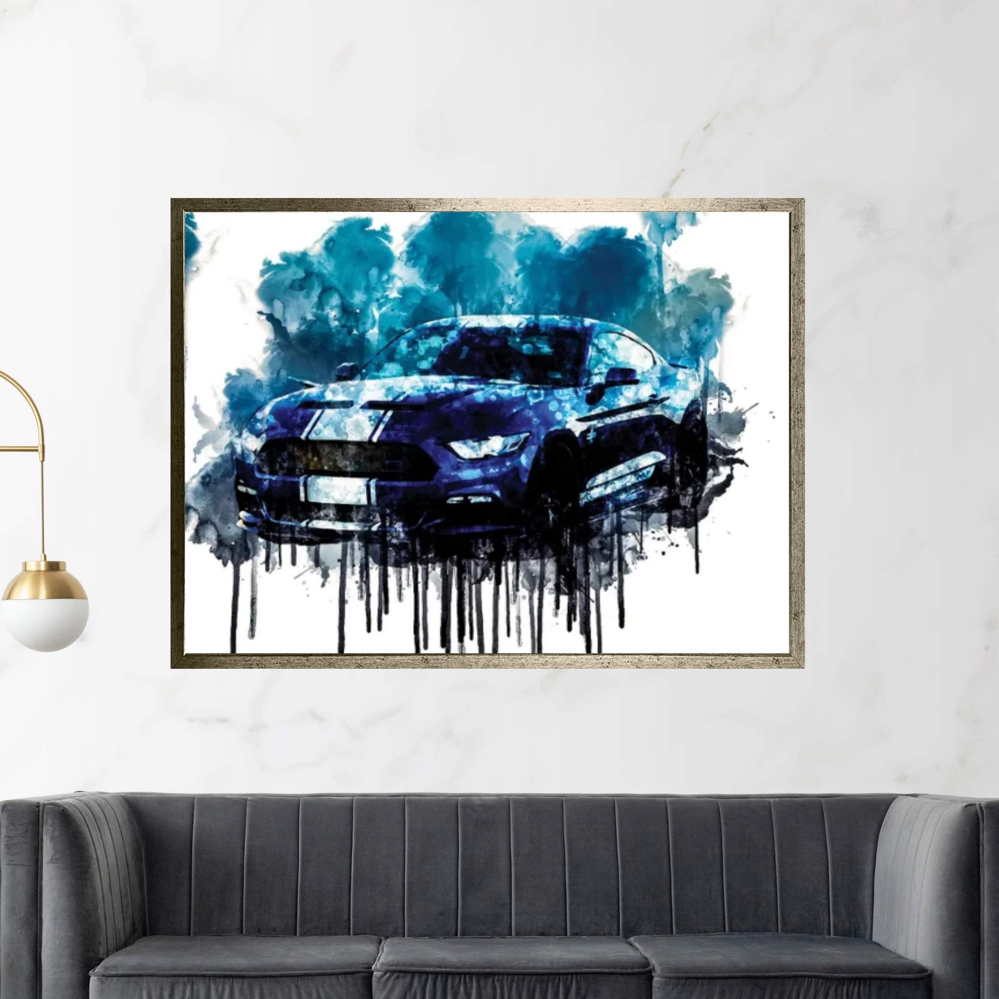 2017 Shelby Super Snake Vehicle CCLXXXIII Canvas Wall Art - Y Canvas