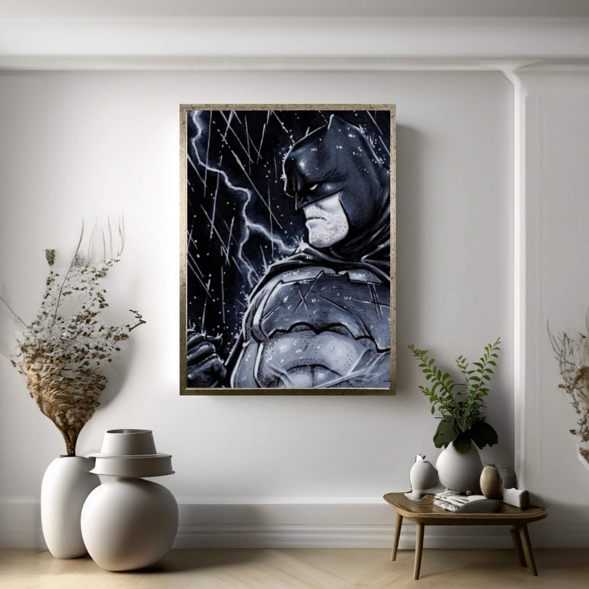 The Dark Knight Canvas Wall Art - Y Canvas