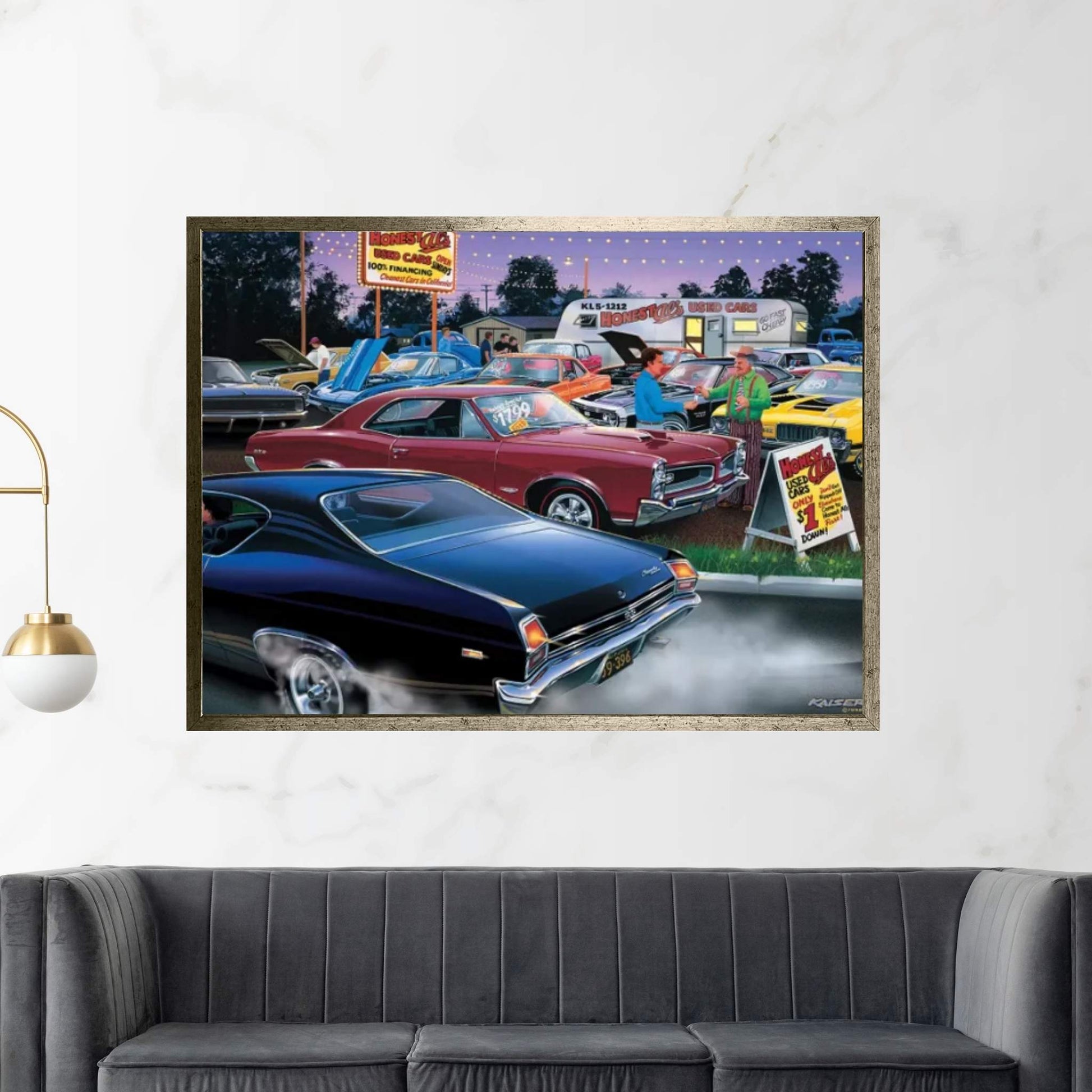 Honest Al's Used Cars Canvas Wall Art - Y Canvas