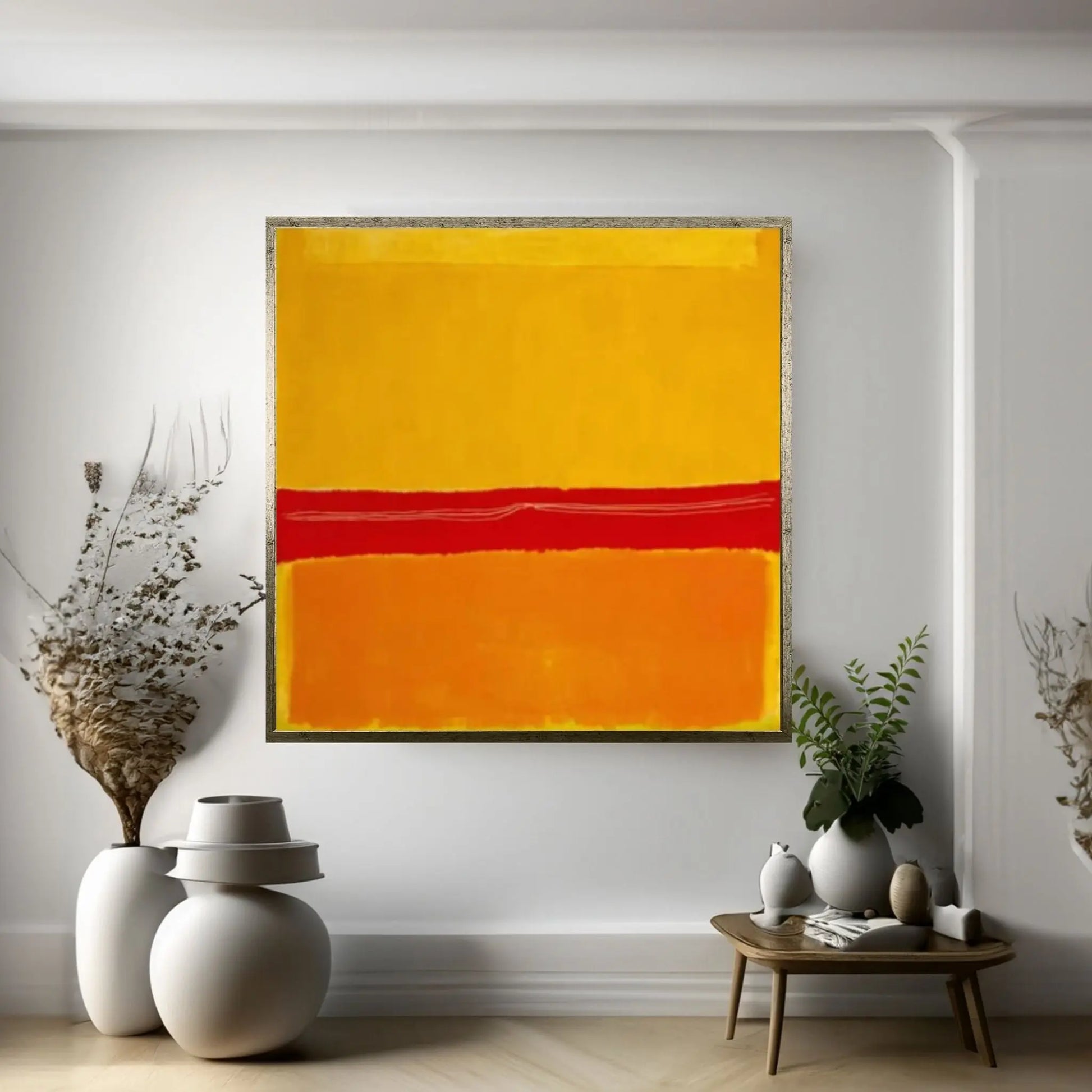 Mark Rothko No 5 No 22 Canvas,Abstract Canvas Wall Art, Modern Art Expressionism Painting, Poster Art Reproduction - Y Canvas