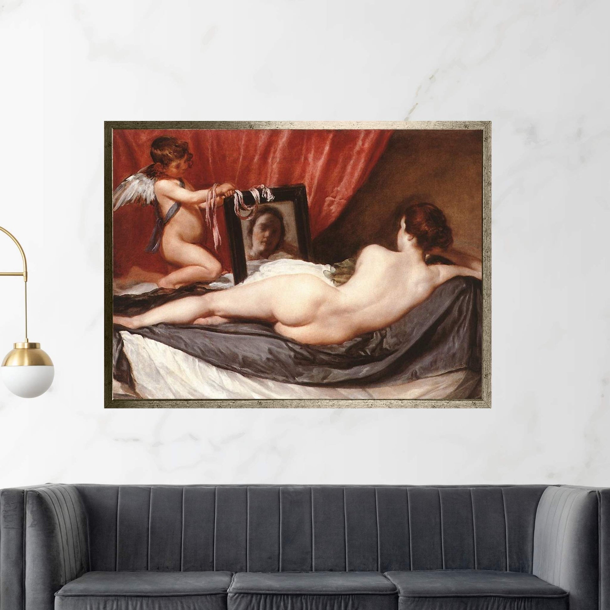 The Rokeby Venus Canvas Wall Art - Y Canvas