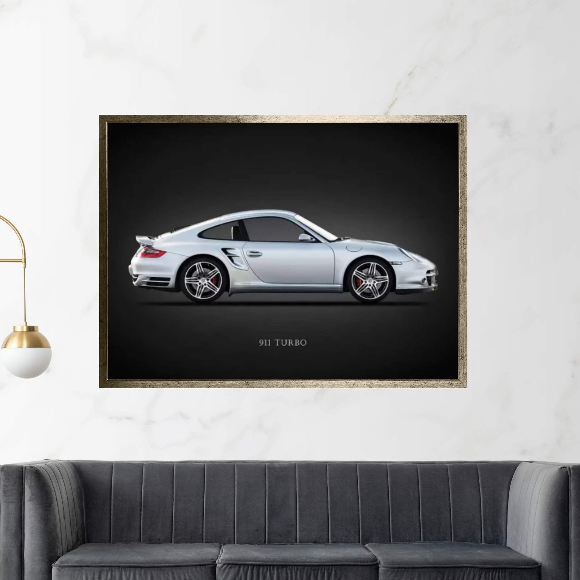 Porsche 911 Turbo 997 2007 Canvas Wall Art - Y Canvas