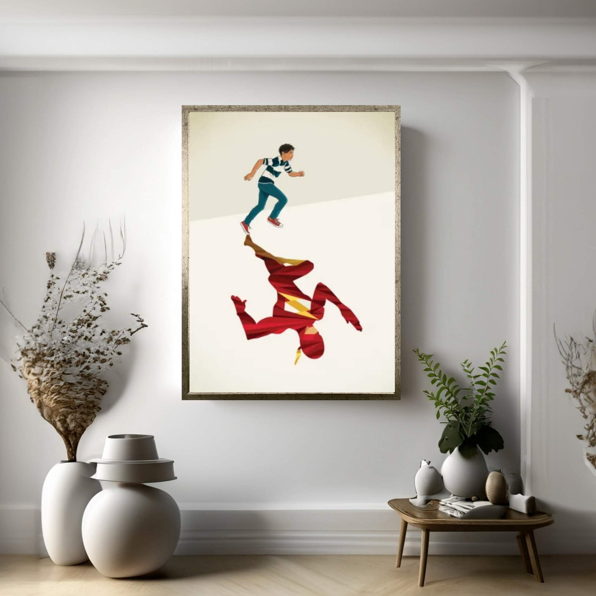 Scarlet Speedster 2 Canvas Wall Art - Y Canvas