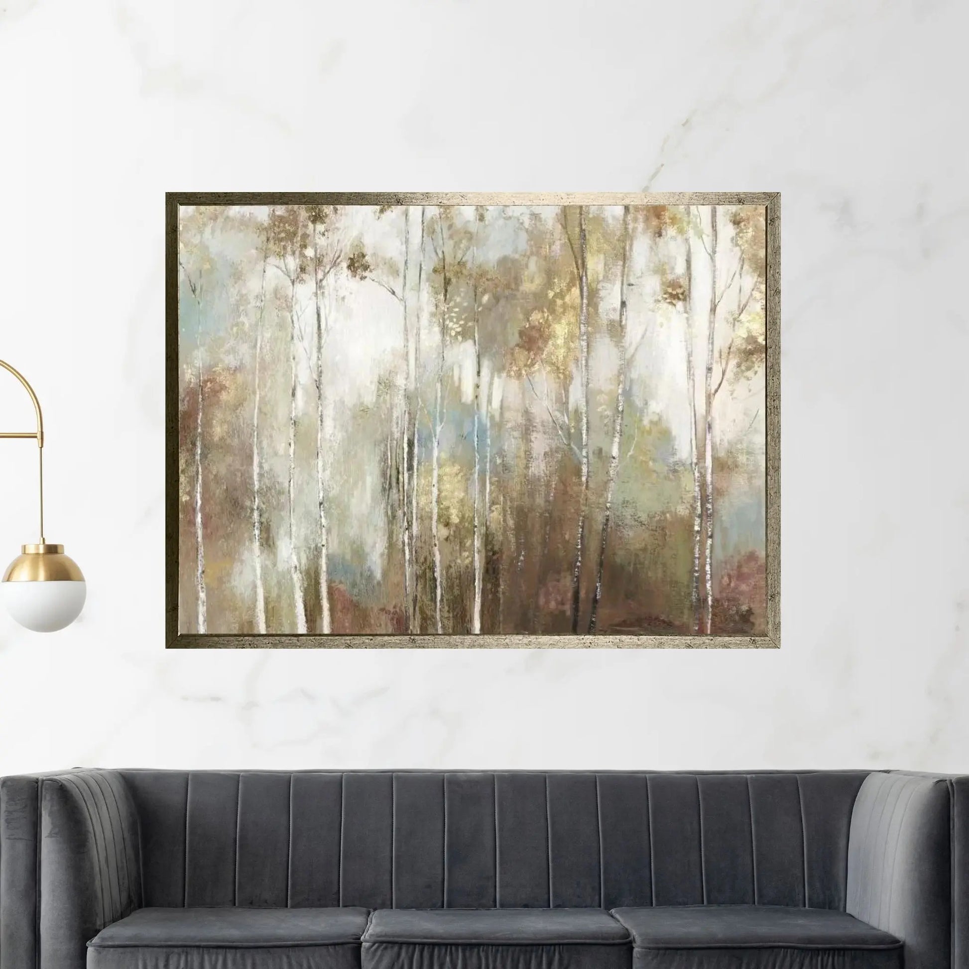 Fine Birch III Canvas Wall Art - Y Canvas