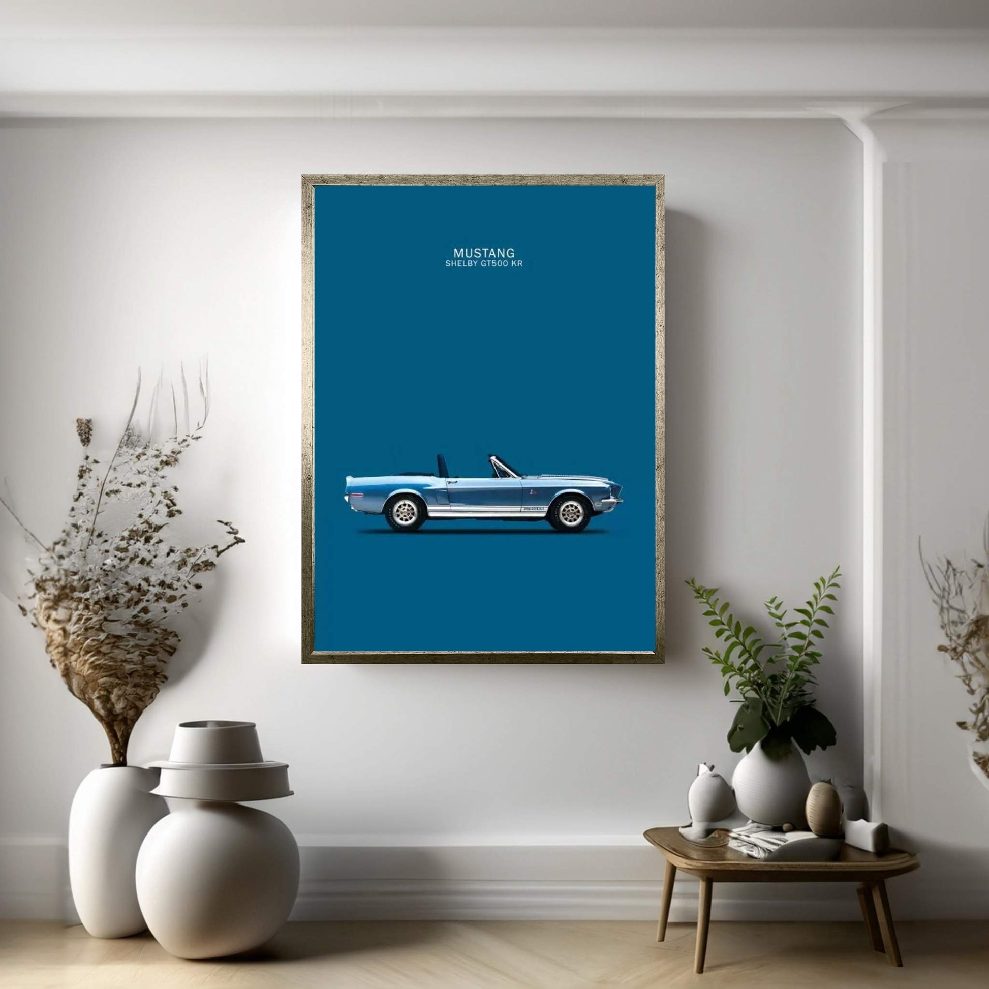 Ford Mustang Shelby GT500-KR Canvas Wall Art - Y Canvas