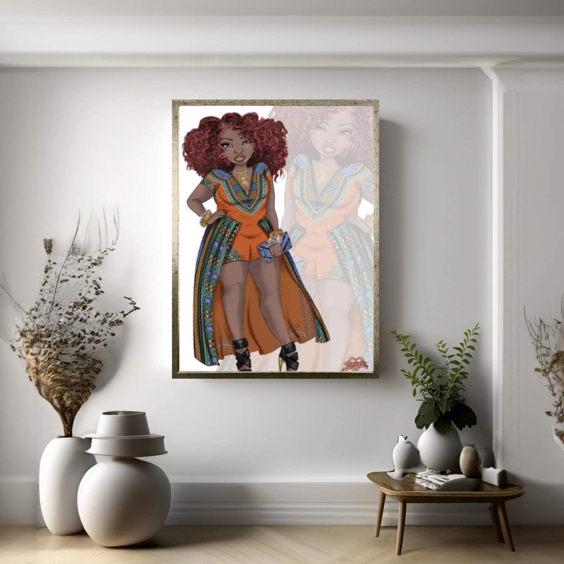 Wakanda Fashion I Canvas Wall Art - Y Canvas