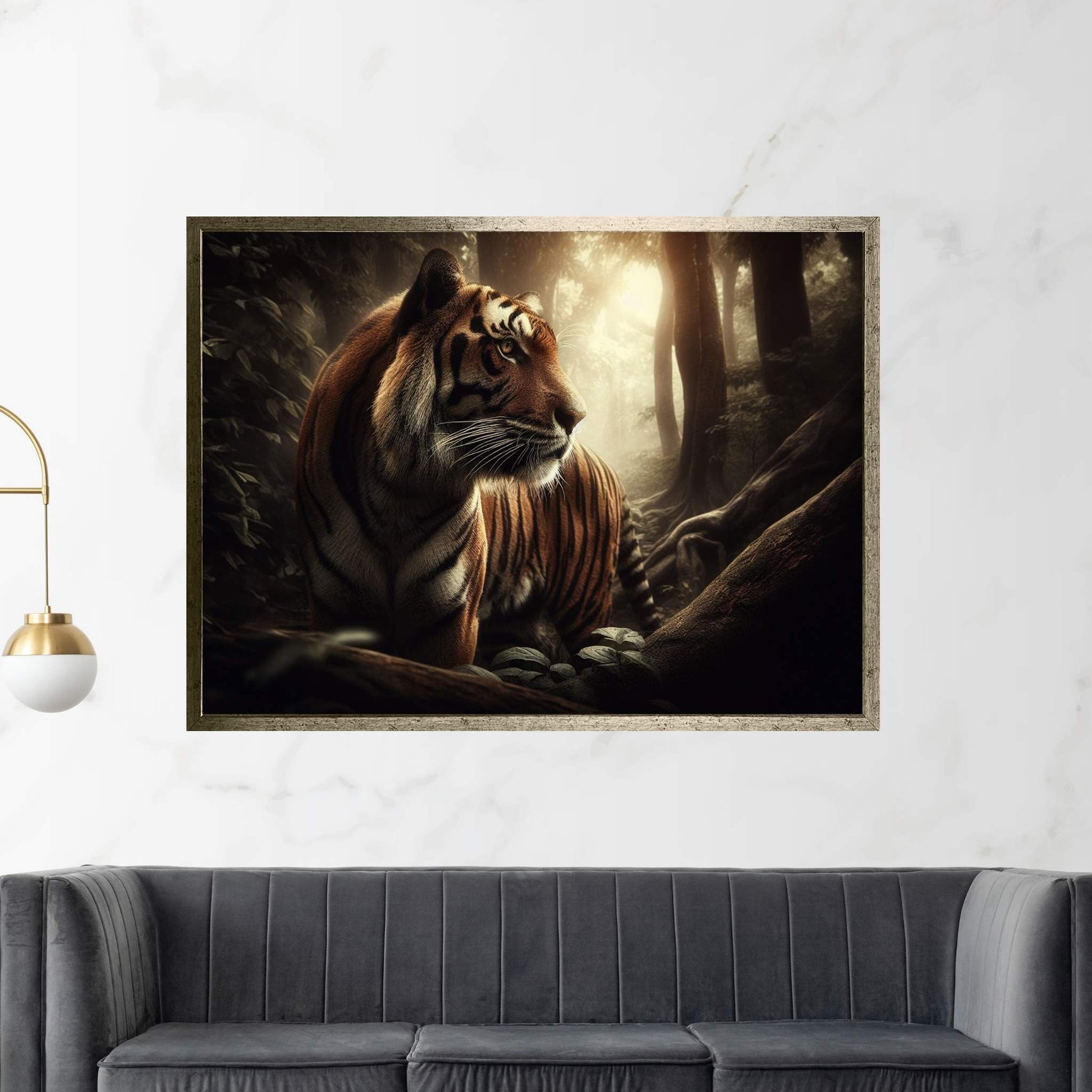 Tiger Canvas Print Art,Animal Wall Art, Canvas Wall Art - Y Canvas