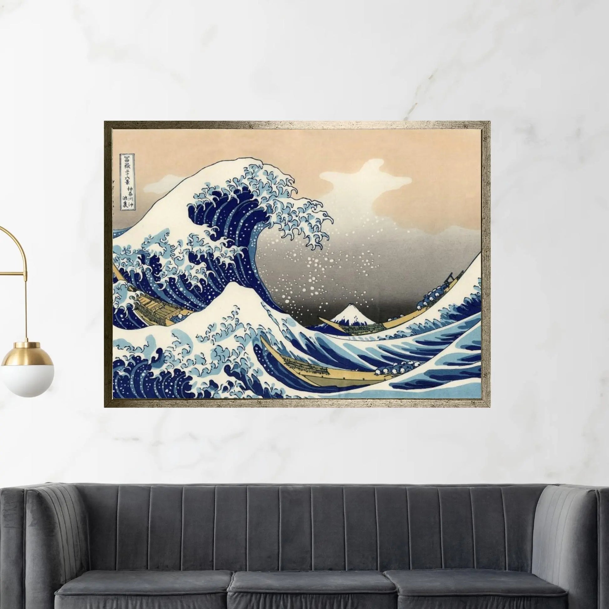 The Great Wave at Kanagawa Canvas Wall Art - Y Canvas