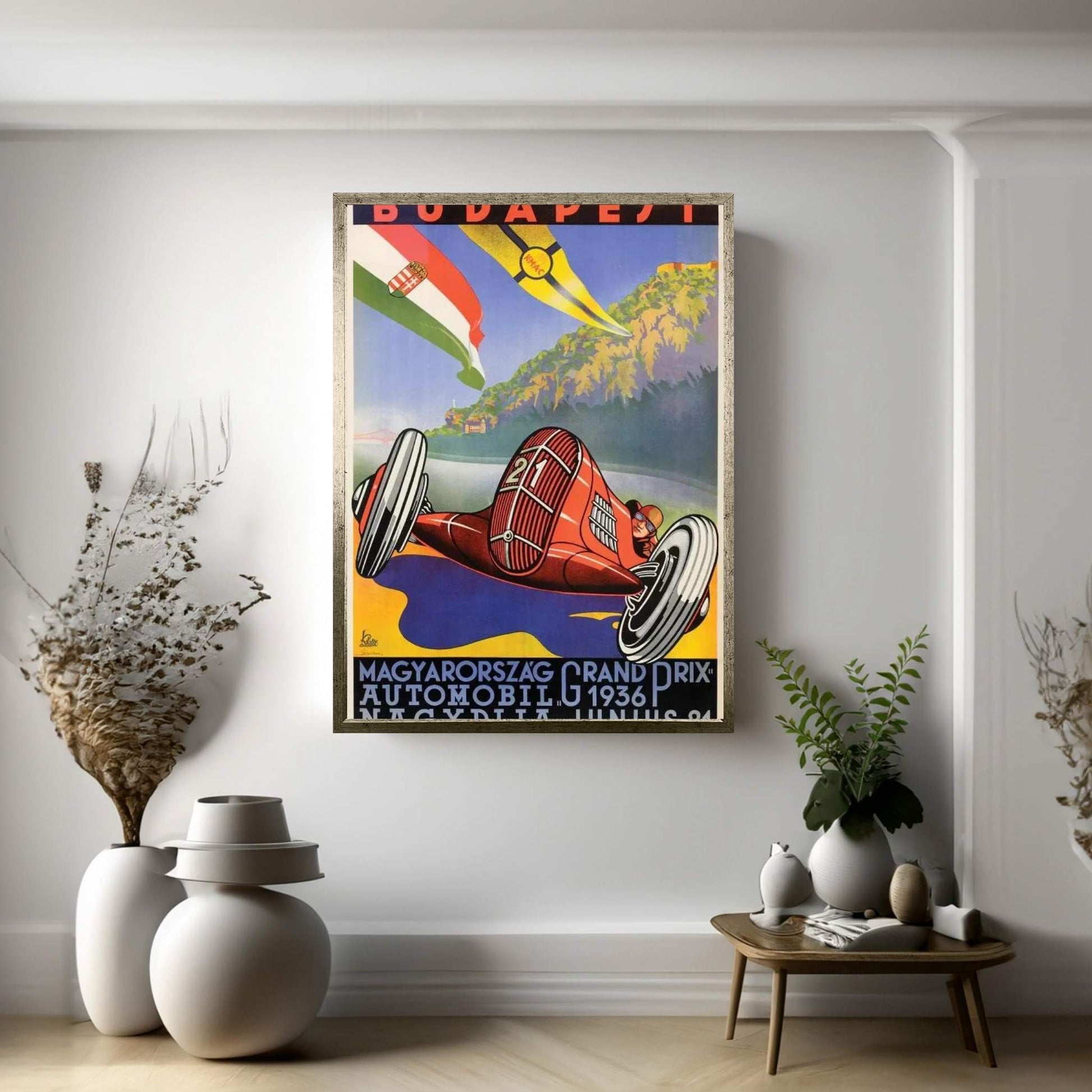 Budapest Grand Prix, 1936 Canvas Wall Art - Y Canvas