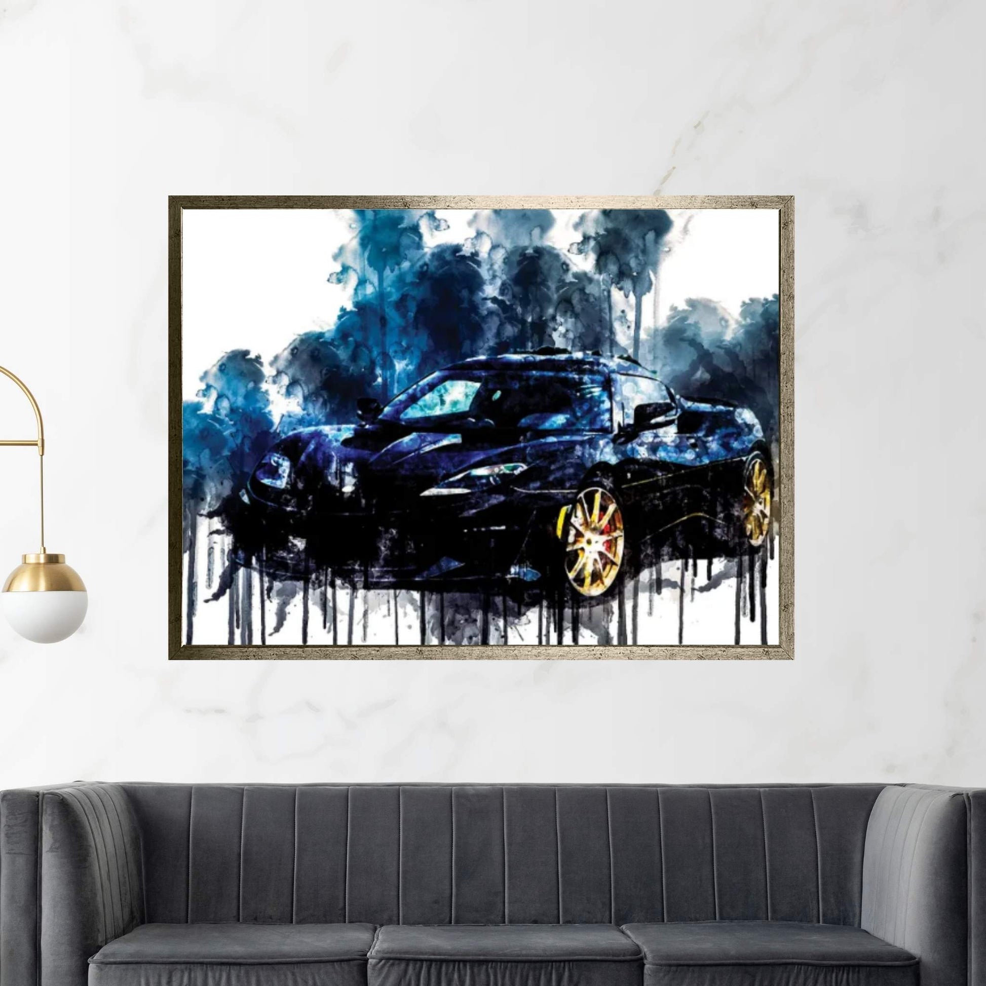 2017 Lotus Evora Sport 410 GP Edition Canvas Wall Art - Y Canvas