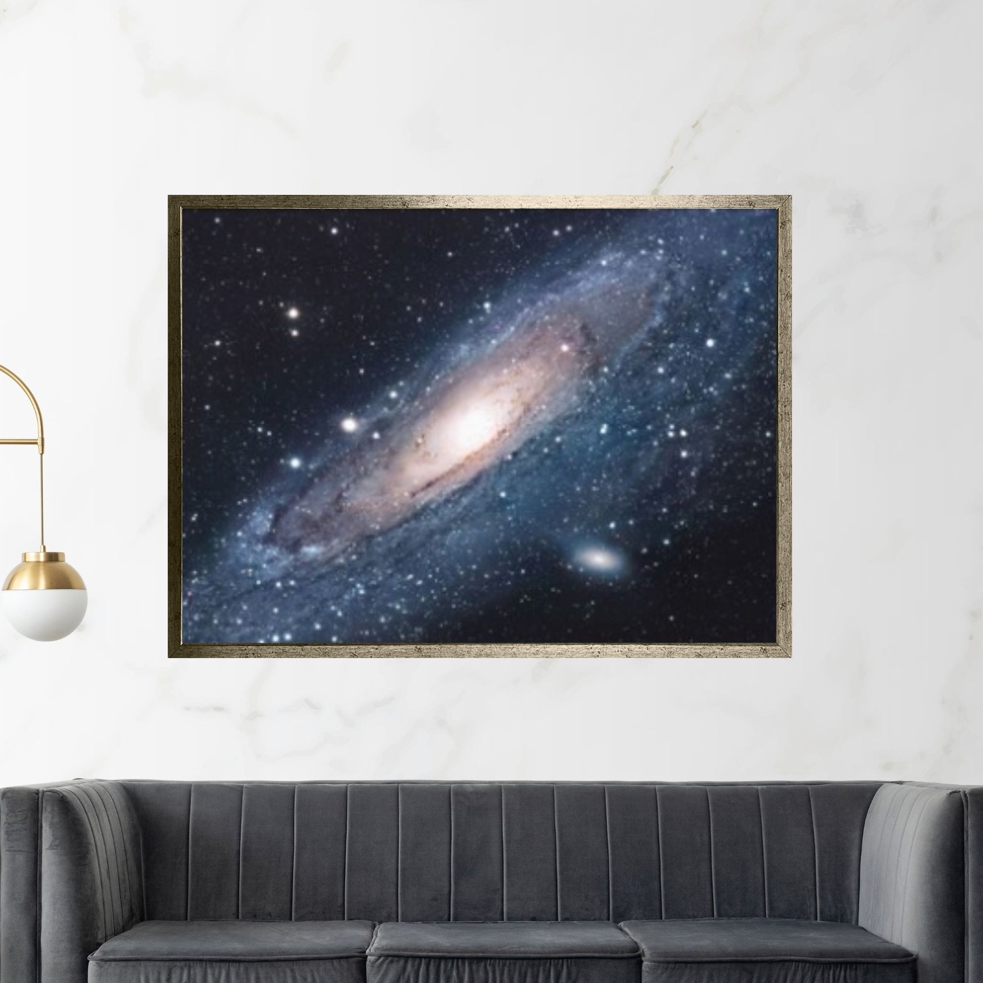 Andromeda Space Galaxy Canvas Wall Art - Y Canvas