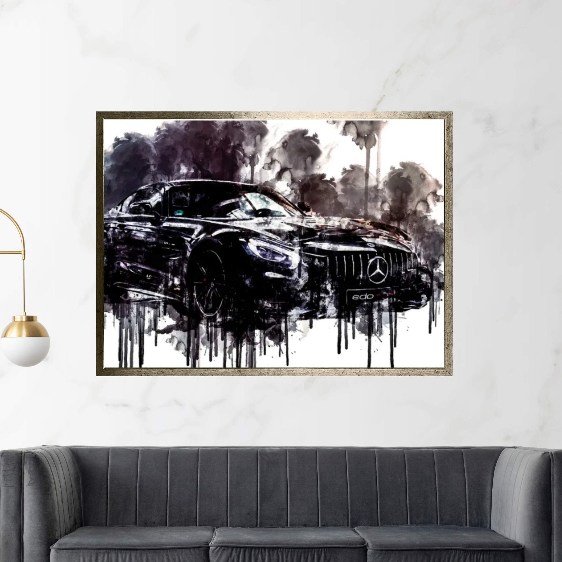 2018 Edo Competition Mercedes AMG GT R Canvas Wall Art - Y Canvas