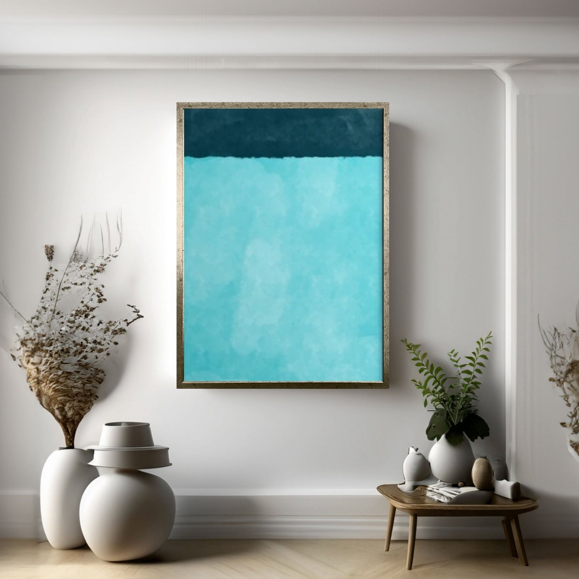 Mark Rothko Frame Canvas/Poster Art Reproduction, Modern Art Expressionism Painting - Y Canvas