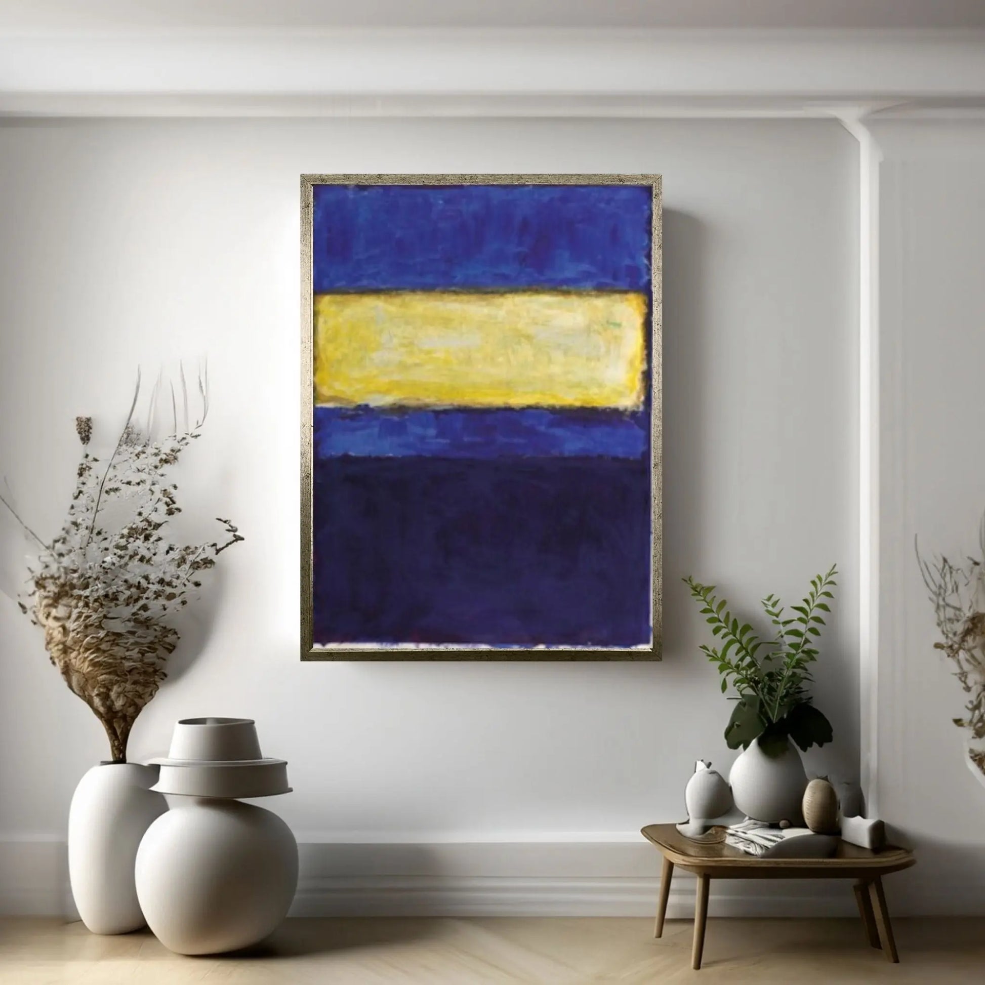 Mark Rothko Frame Canvas/Poster Art Reproduction, Rothko Reproduction - Y Canvas