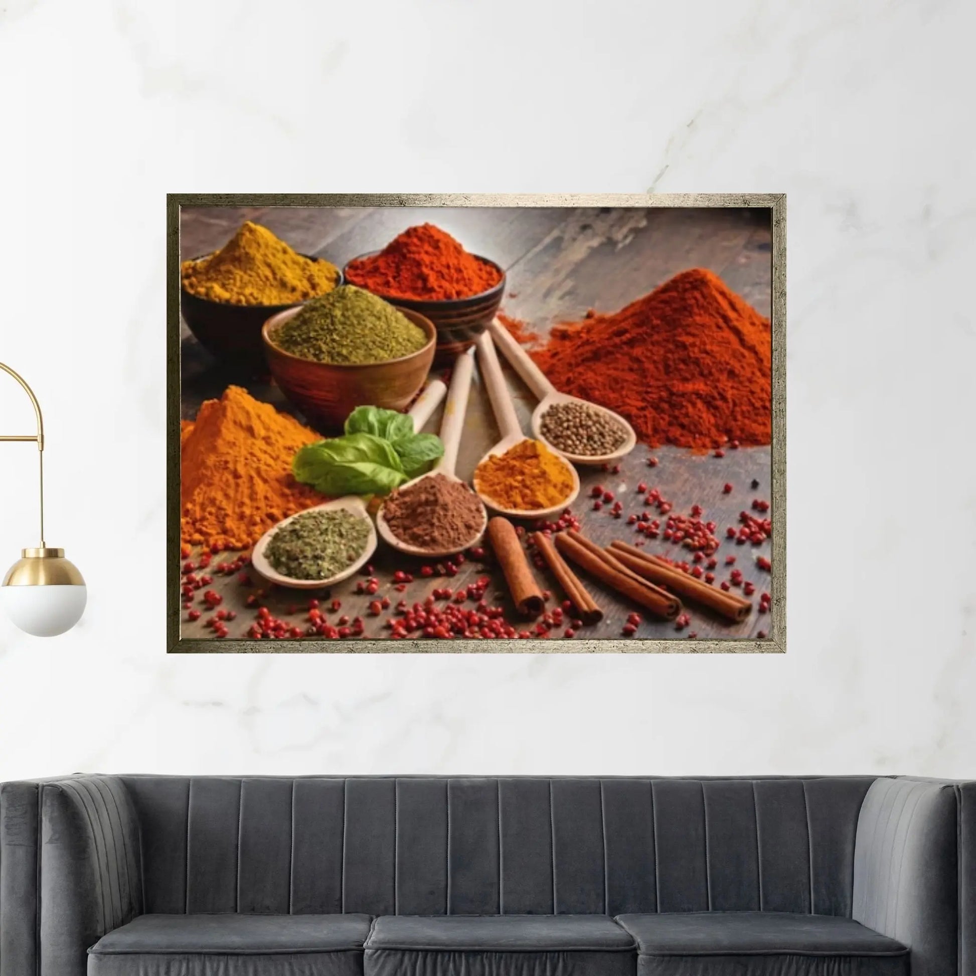 Vegetable Grains Spices Kitchen Canvas Wall Art Paintings Laminas Para Cuadros Scandinavian Poster Wall Art Picture for Interior Decor - Y Canvas