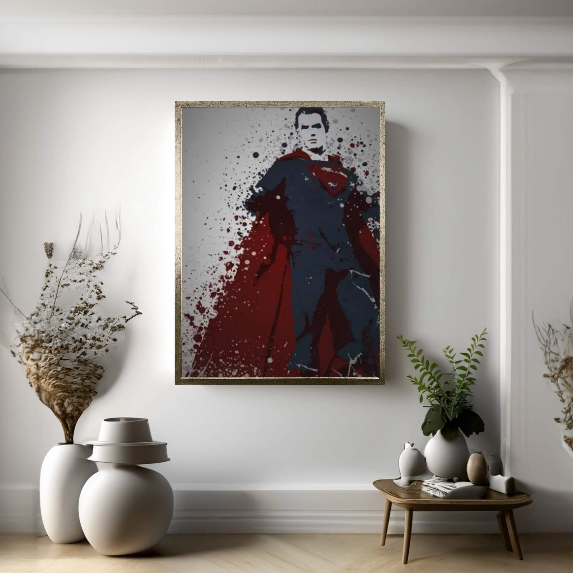 Man Of Steel Canvas Wall Art - Y Canvas