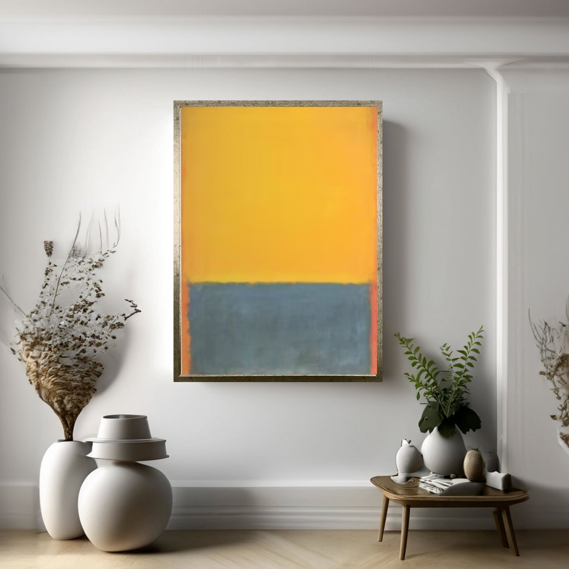 Mark Rothko Frame Canvas/Poster Art Reproduction, Rothko Reproduction, Modern Art Expressionism Painting - Y Canvas