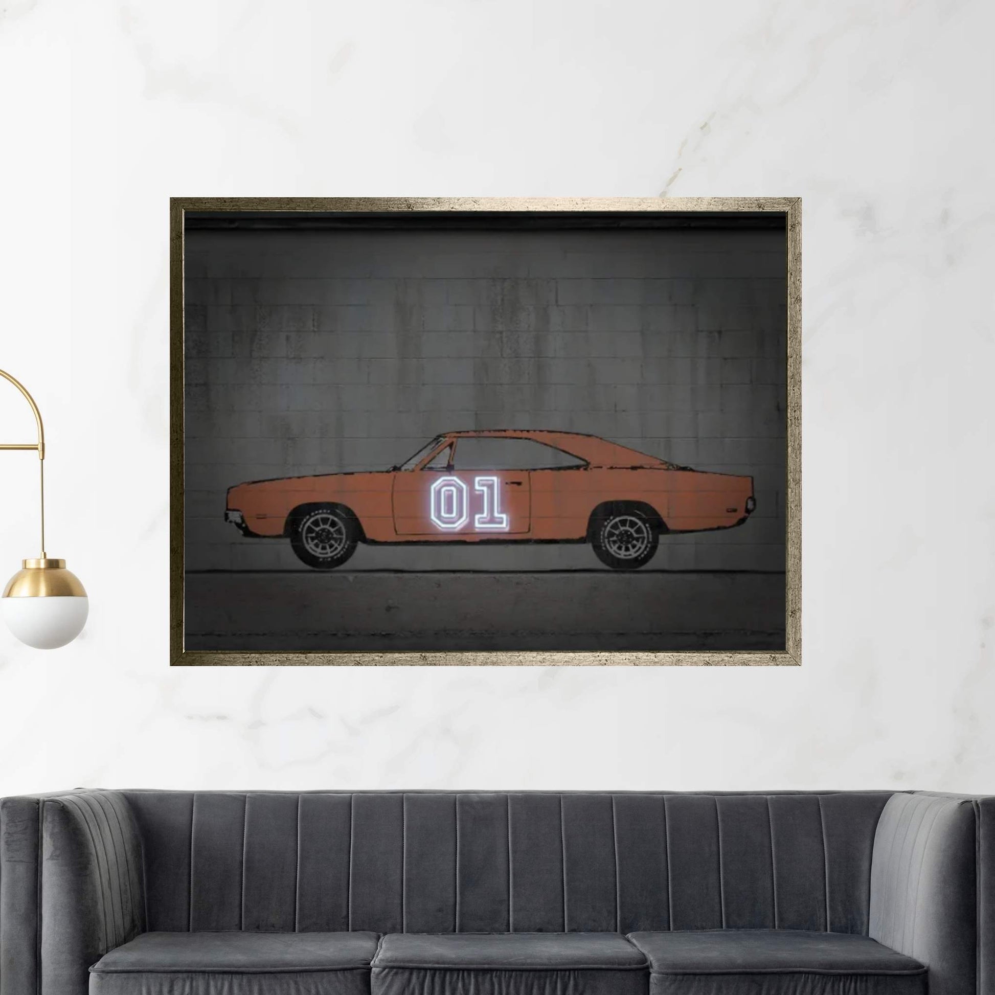 General Lee Canvas Wall Art - Y Canvas