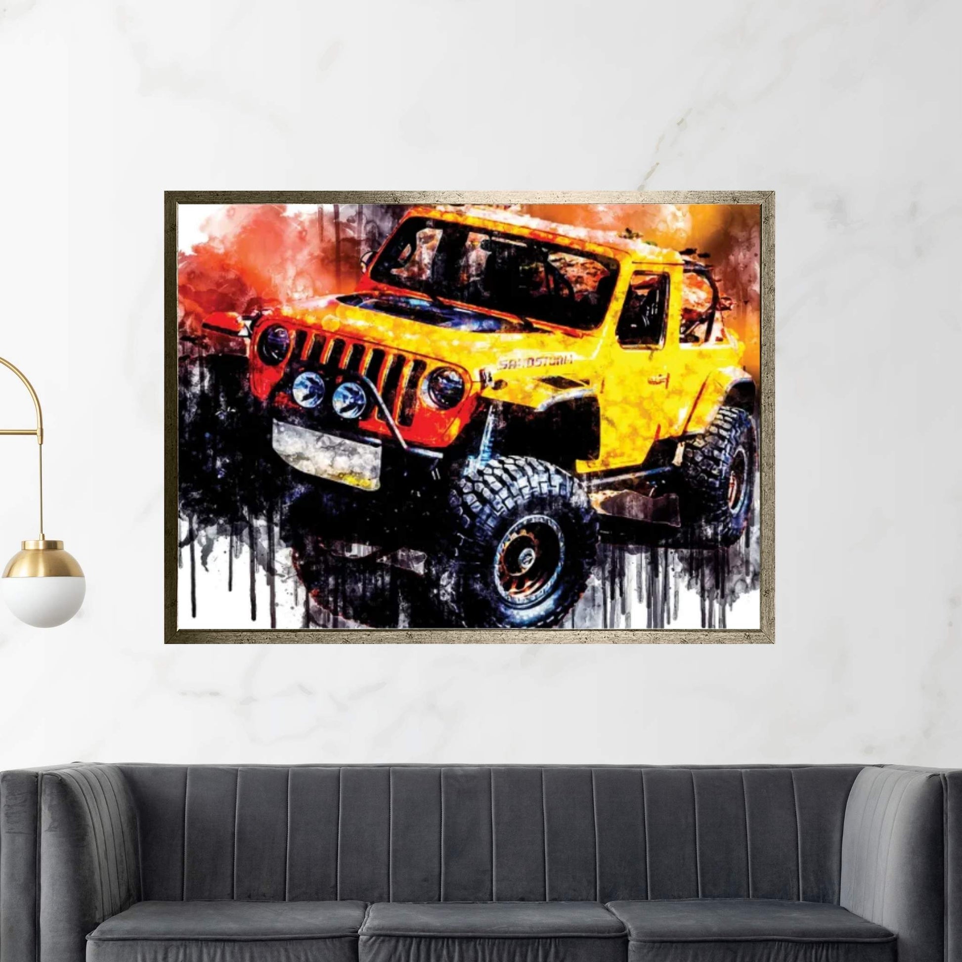 Car 2018 Jeep Sandstorm Concept Canvas Wall Art - Y Canvas