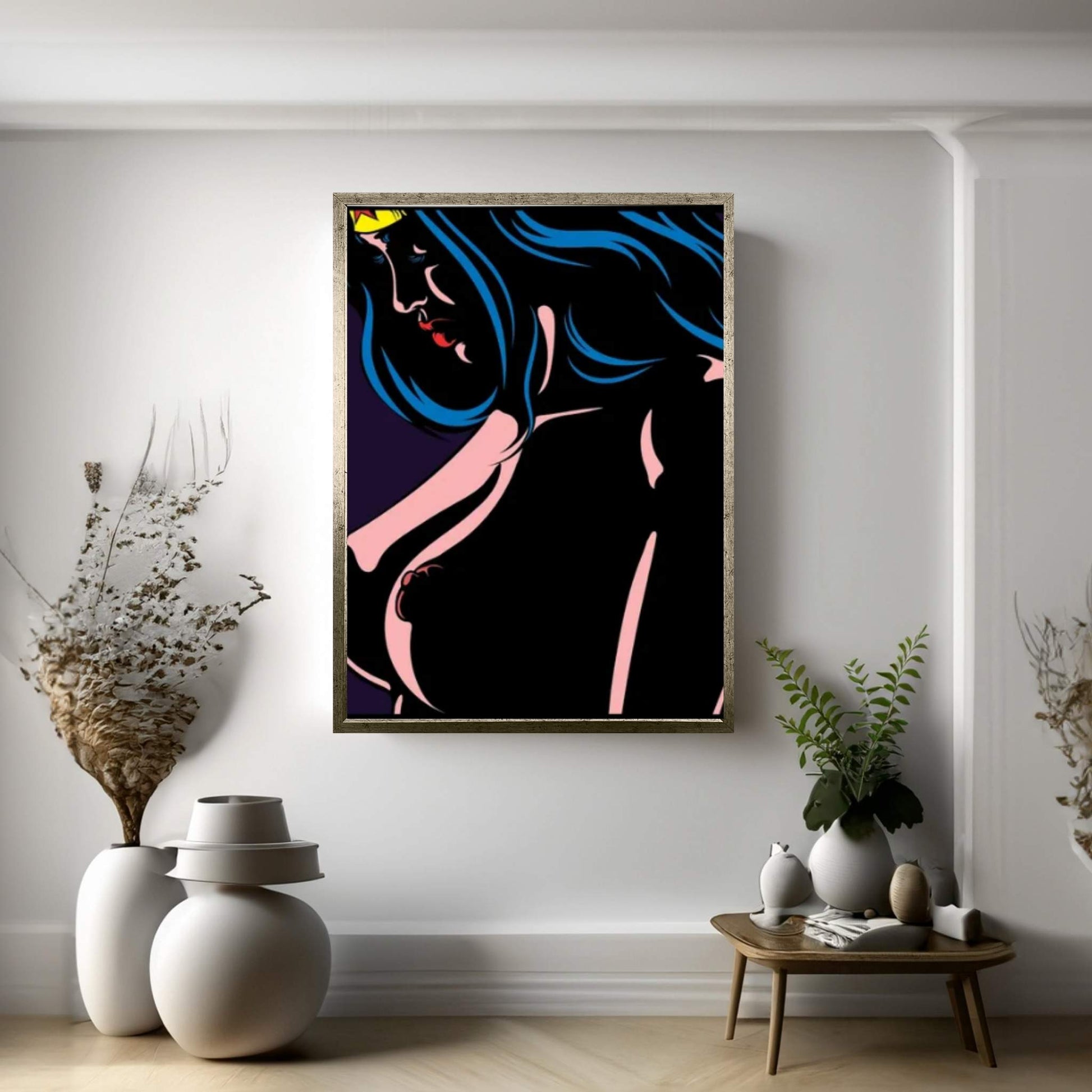 Bodies In The Dark III Canvas Wall Art - Y Canvas