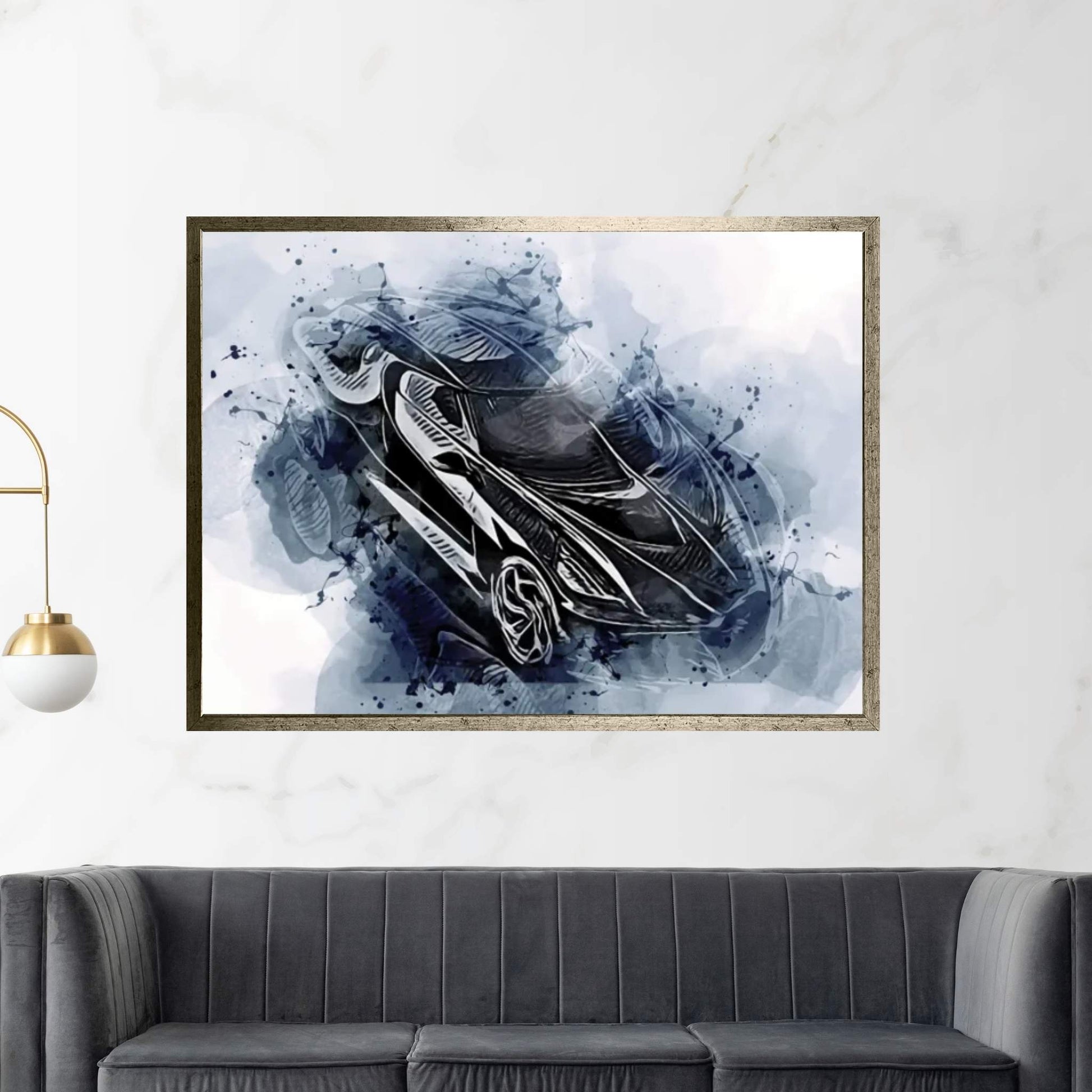 Bugatti La Voiture Noire Canvas Wall Art - Y Canvas