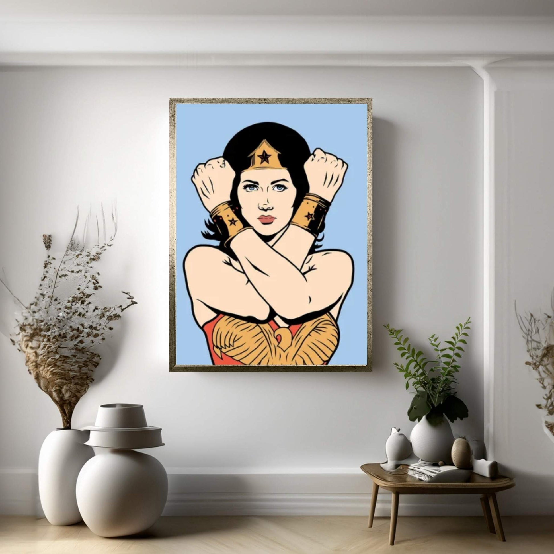 Wonder Woman Canvas Wall Art - Y Canvas