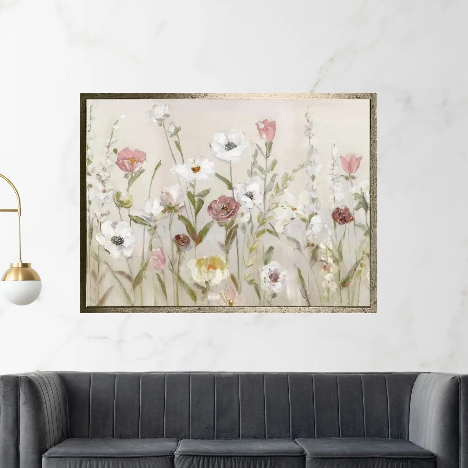 Bloomin Around Canvas Wall Art - Y Canvas