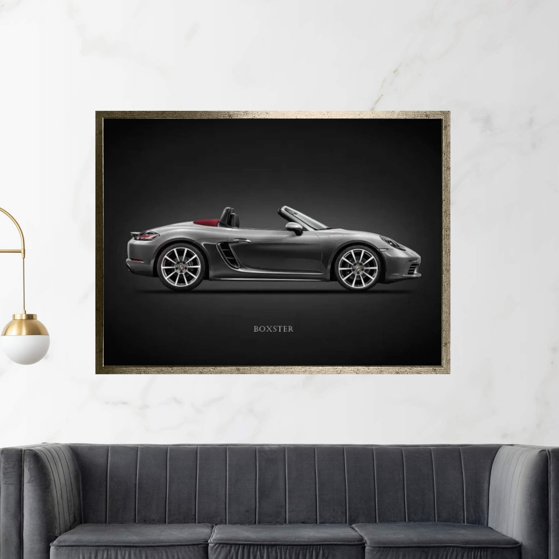 Porsche Boxster 718 Canvas Wall Art - Y Canvas