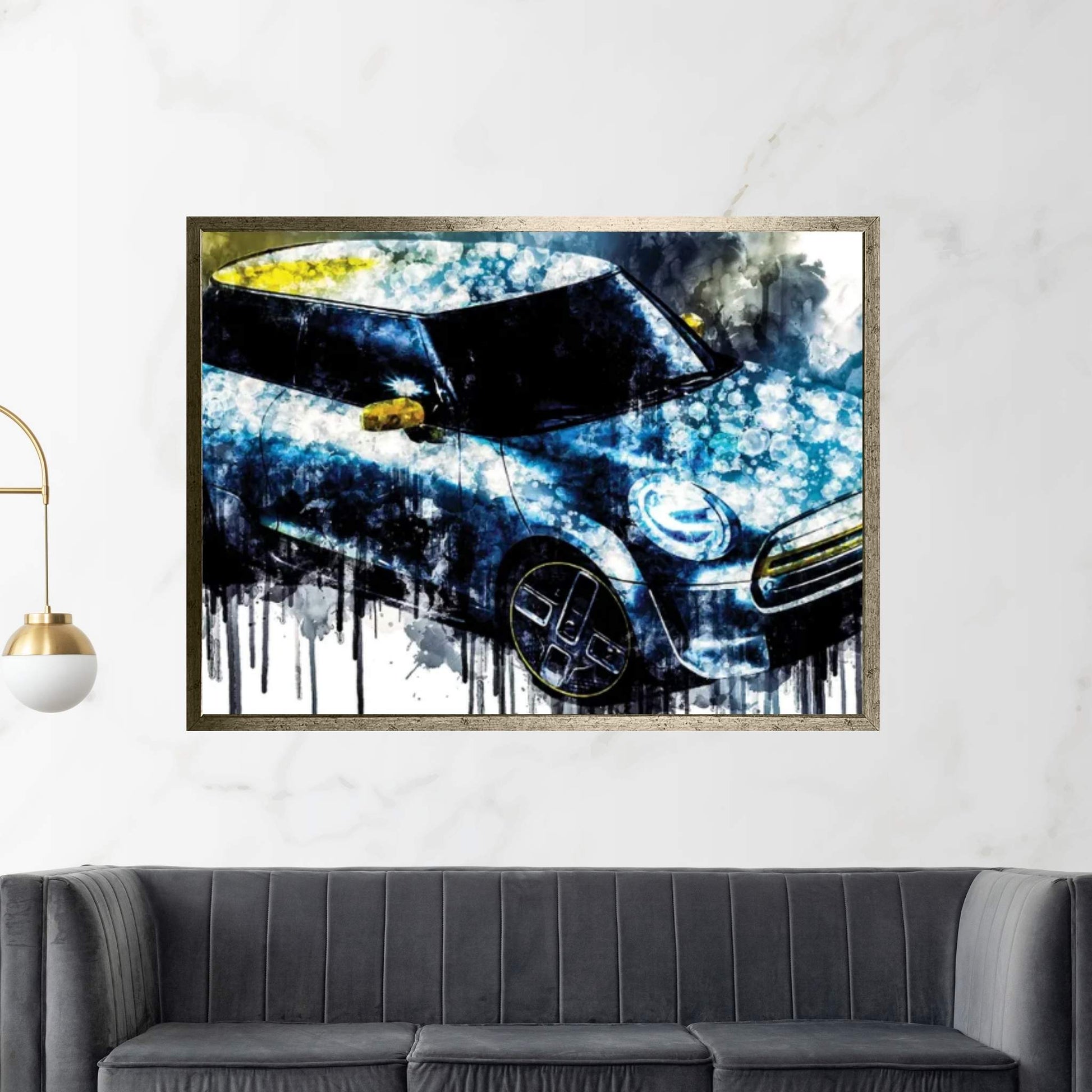 2017 Mini Electric Concept Vehicle CCXXVII Canvas Wall Art - Y Canvas