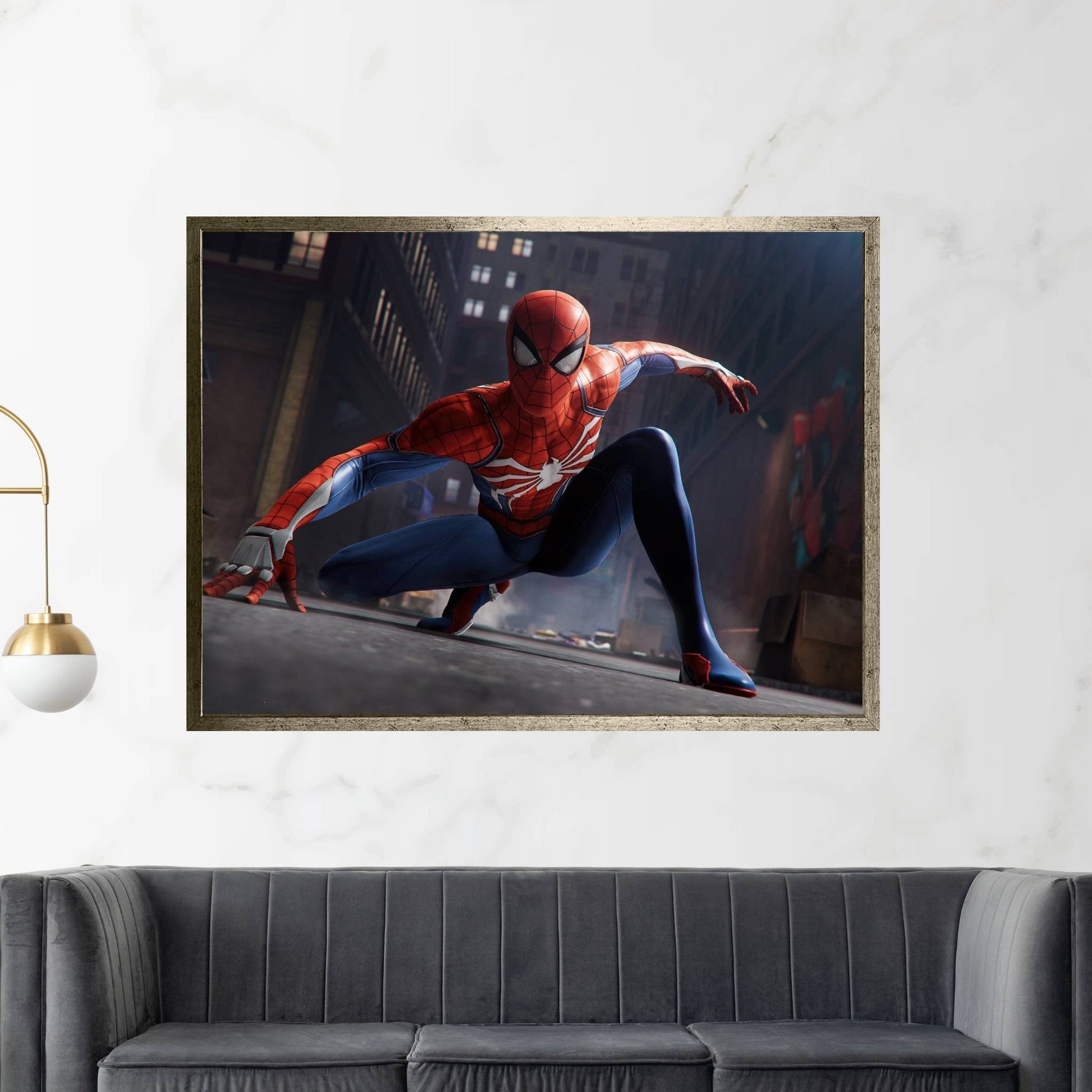 Spiderman Canvas Wall Art - Y Canvas