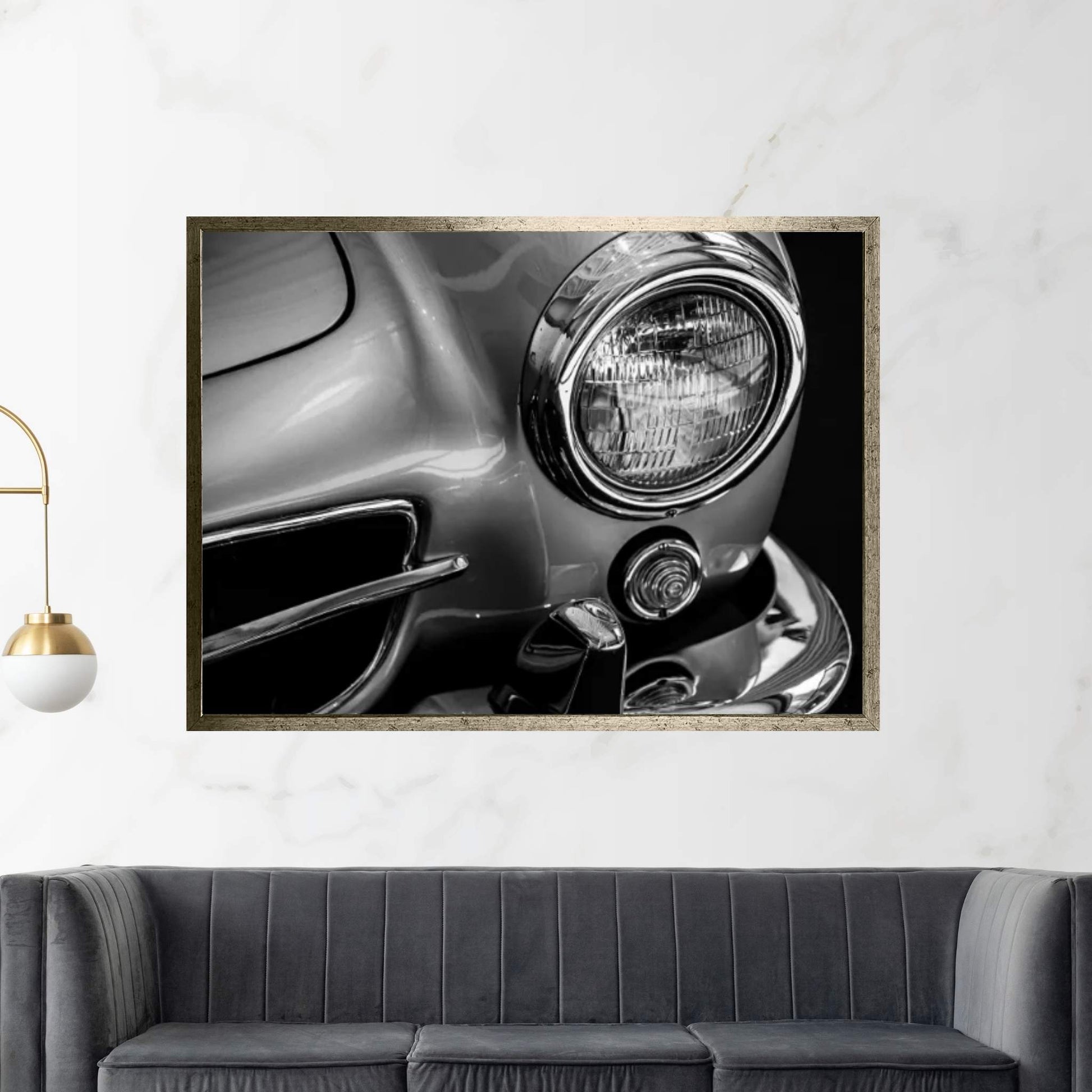 Car Lovers IX Canvas Wall Art - Y Canvas