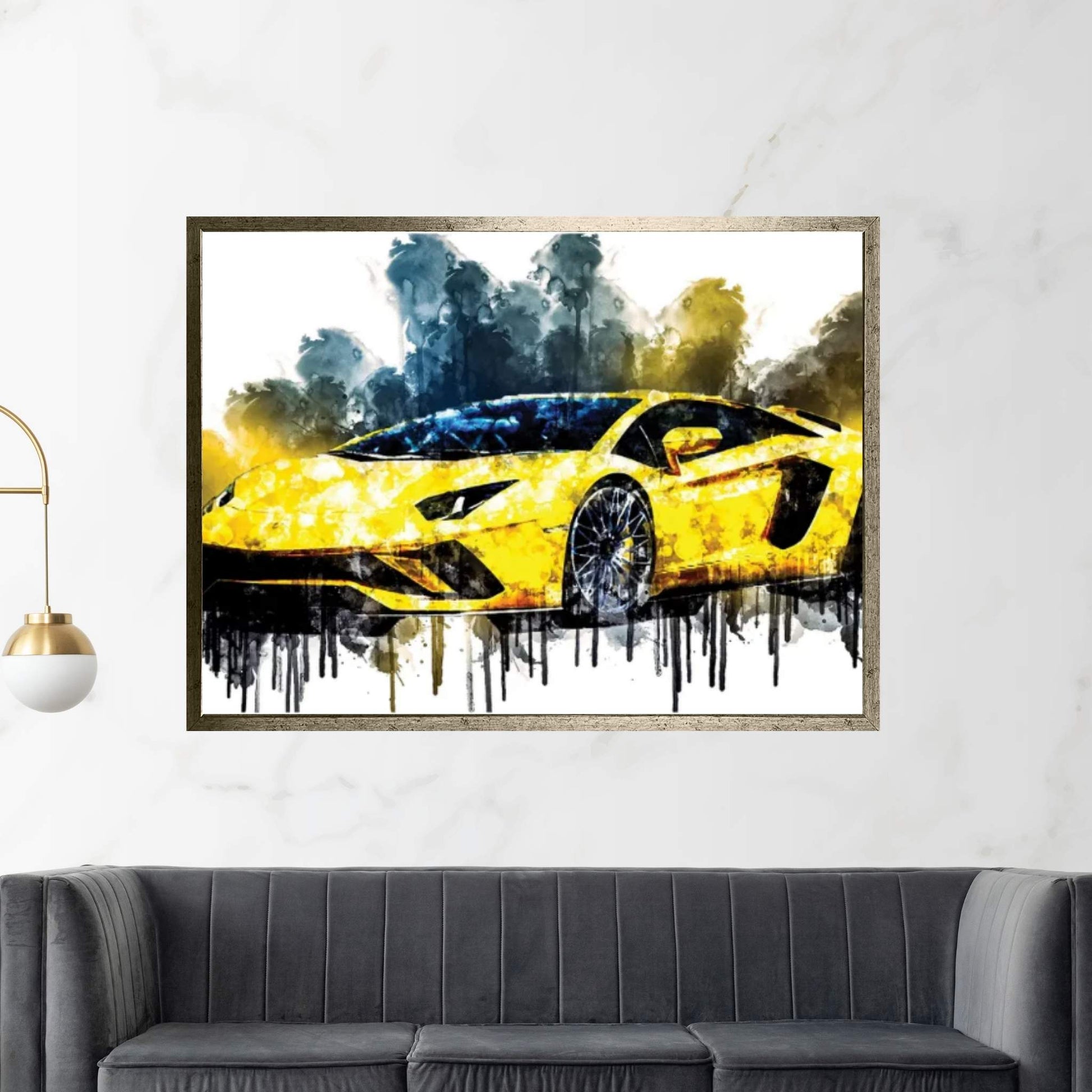 2017 Lamborghini Aventador S Canvas Wall Art - Y Canvas